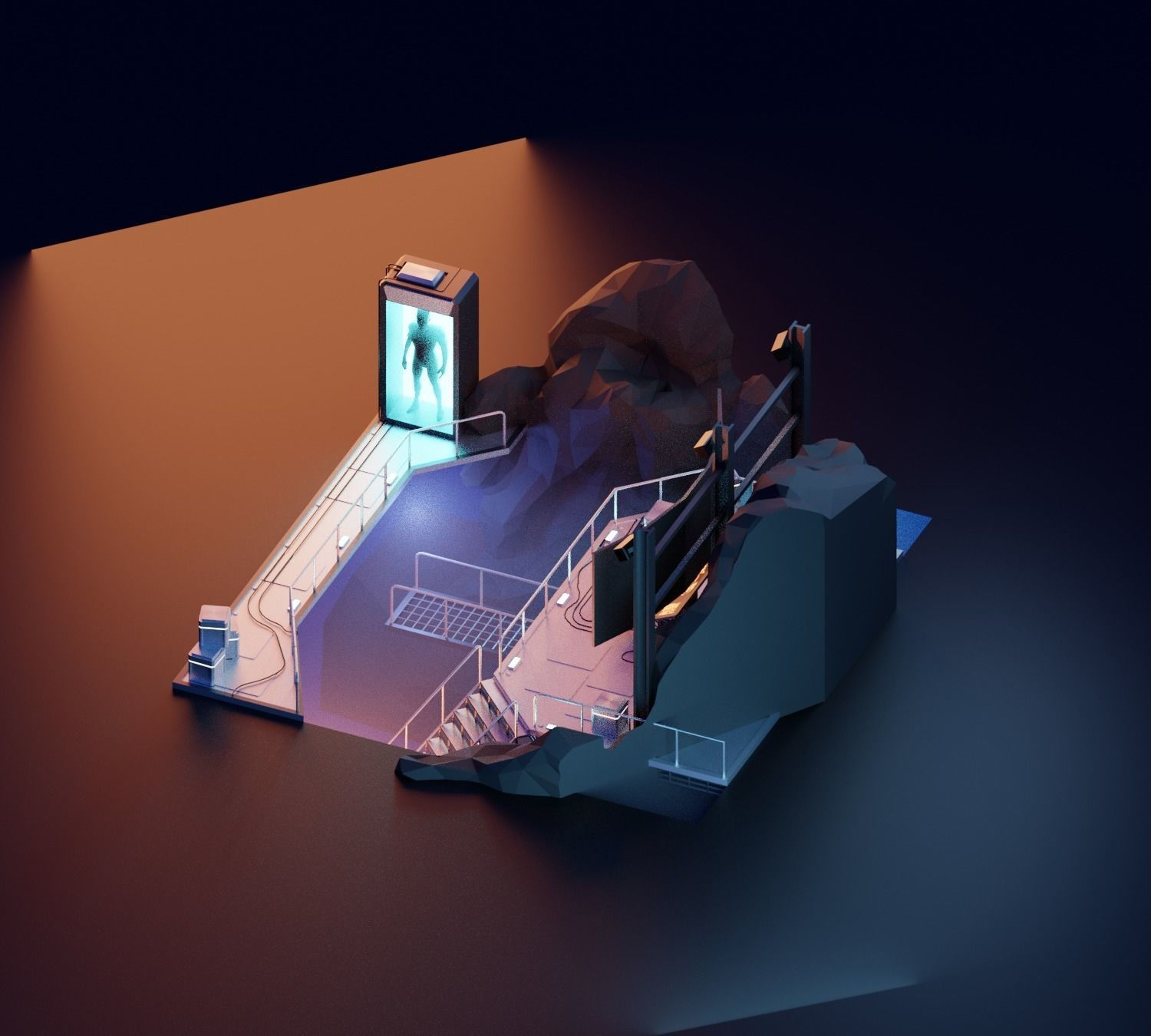 Wallpaper #VmhIHJMBSpphPi3-ayLN219 Cartoon Batcave 3D Model Cgtrader