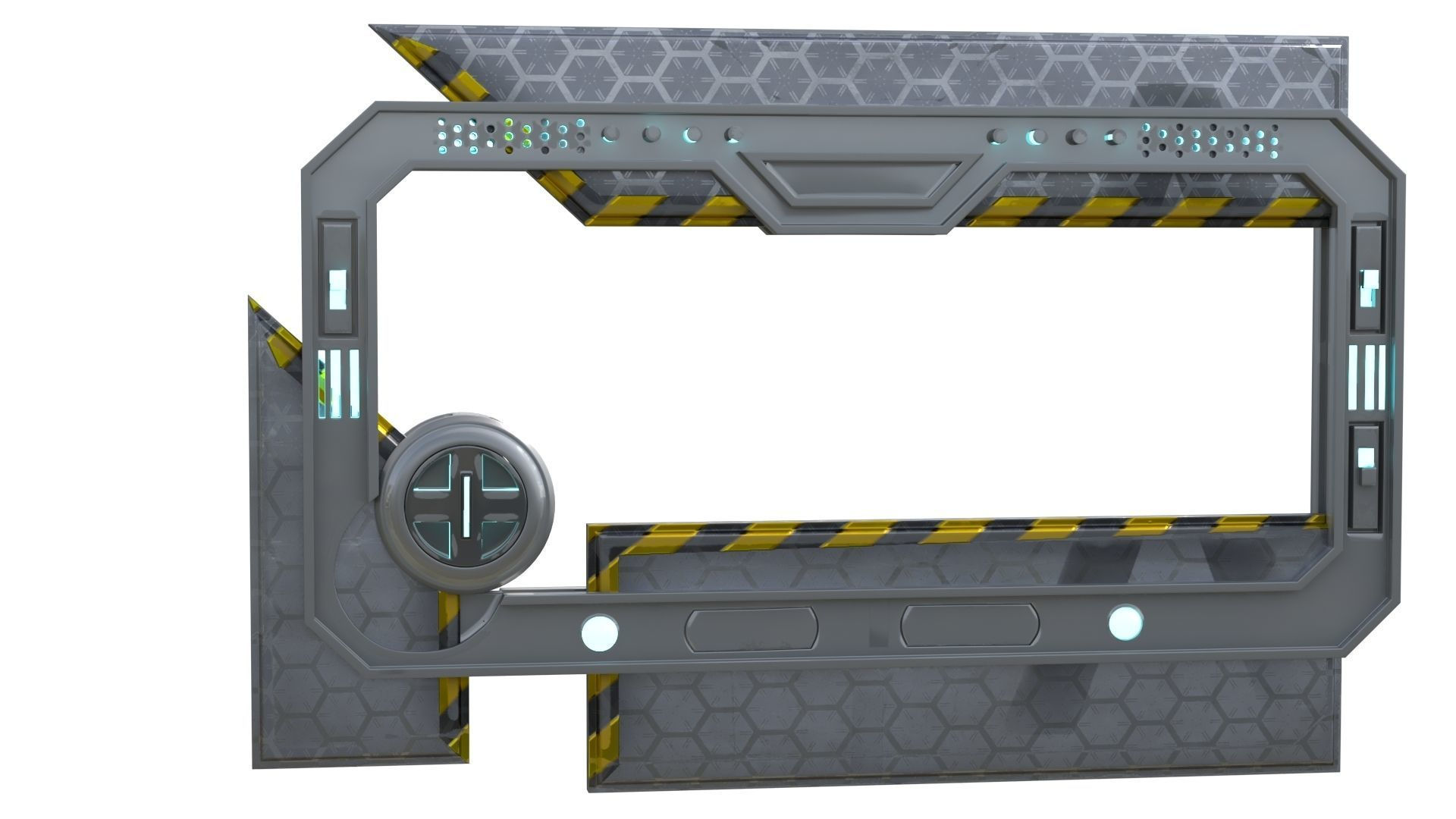 Wallpaper #NWegBpMBSpphPi3-J8JF402 3D Model Animated Sci Fi Gate T1 Vr Ar Low Poly Cgtrader