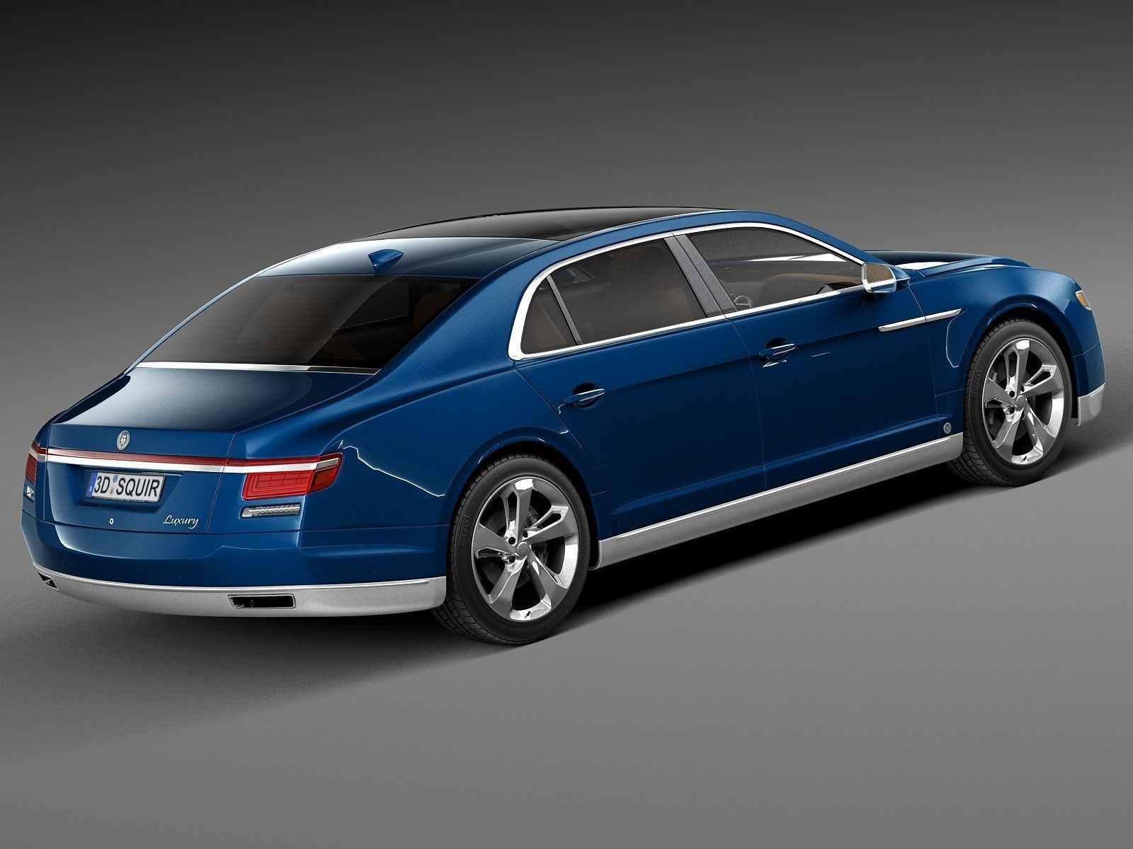 Wallpaper #B2gyGJMBSpphPi3--RJS172 Generic Luxury Saloon 2016 3D Model Max Obj 3ds Fbx C4d Lwo Lw