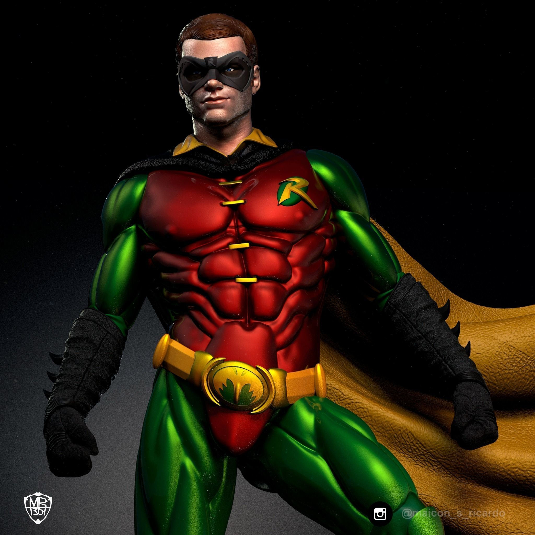 Wallpaper #nkIvPZMBOBpx0NhmCsP747 Robin Batman Statue 3D Model 3D Printable Cgtrader