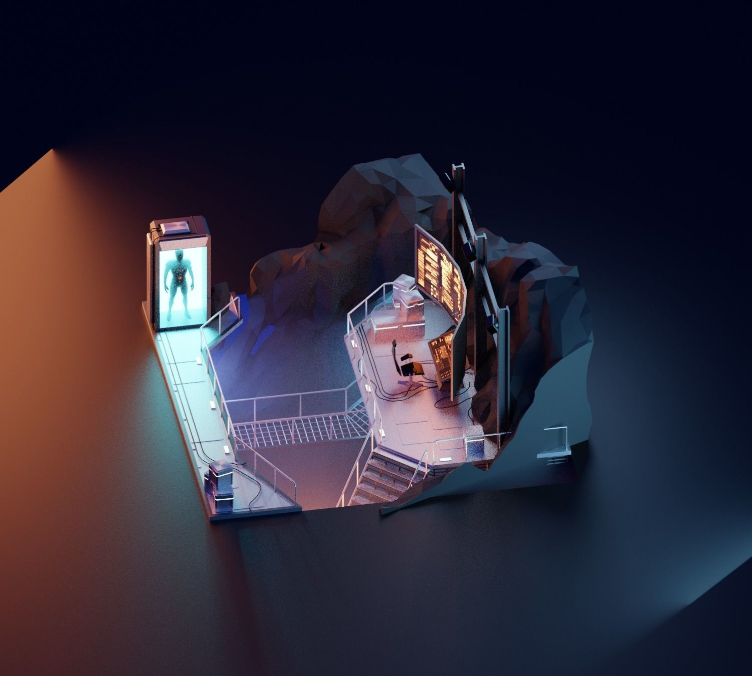 Wallpaper #j2h1H5MBSpphPi3-nivM61 Cartoon Batcave 3D Model Cgtrader