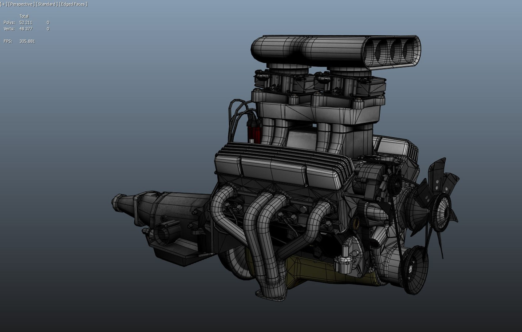 Wallpaper #3d643 Chevy Drag Racing Engines