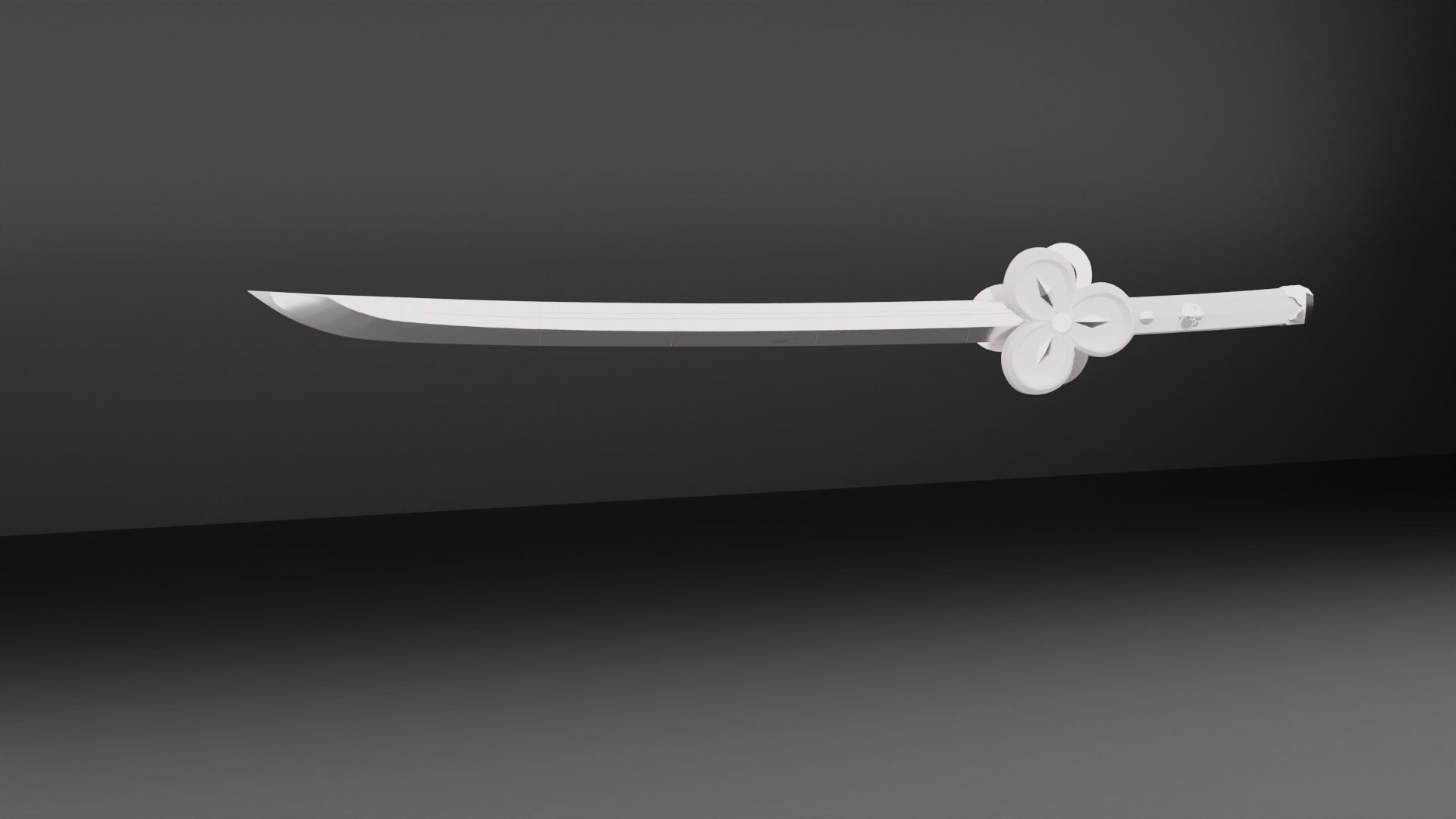 Wallpaper #aBpEUZMB1yWOL4qgMoGy215 Genshin Impact Chiori Sword Uraku Misugiri Sword 3D Print Model 3D