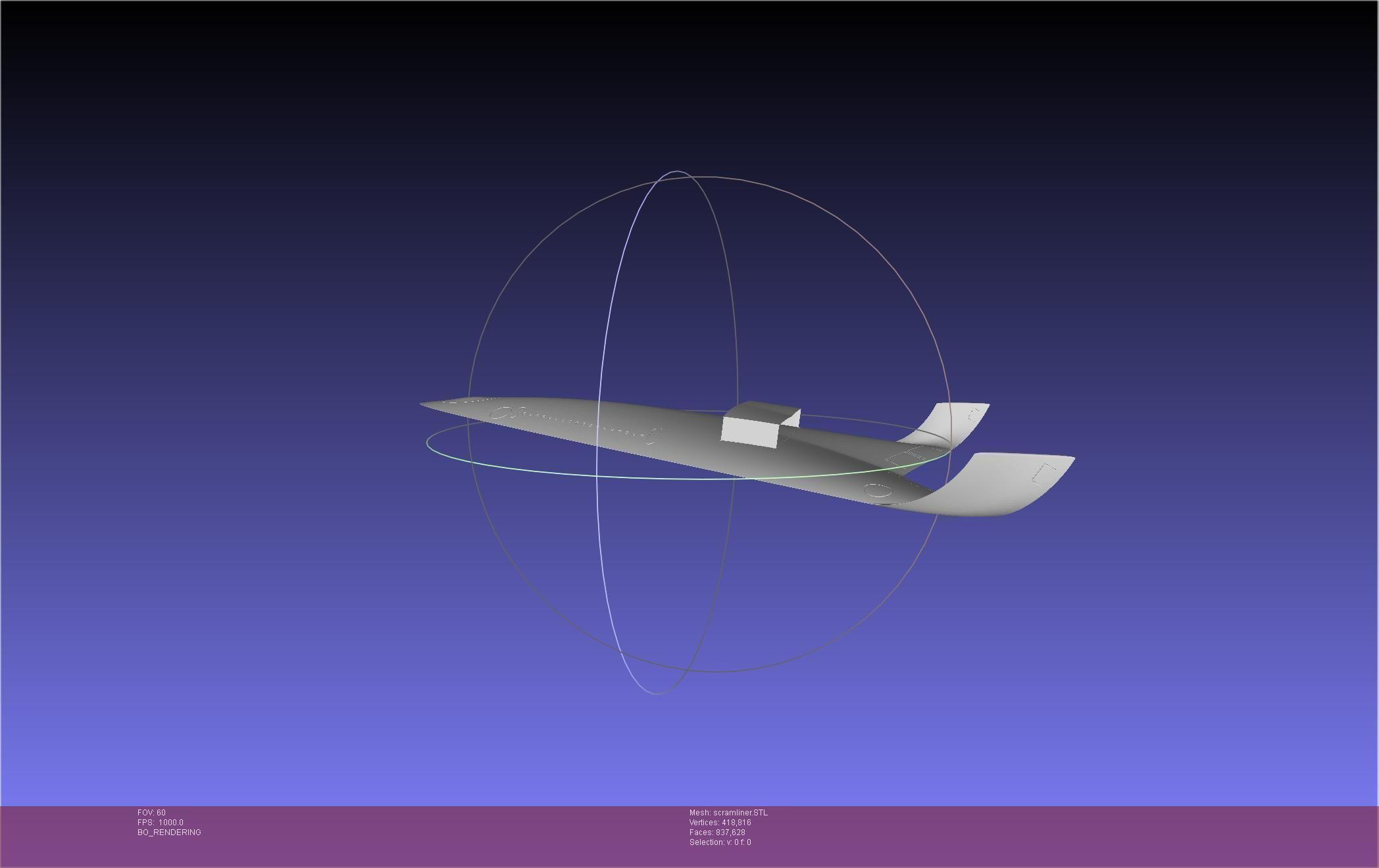 Wallpaper #xP82a5MB3lSXT3zU3-f_358 Hypersonic Scramjet Airliner Concept Printable Miniature 3D Model 3D