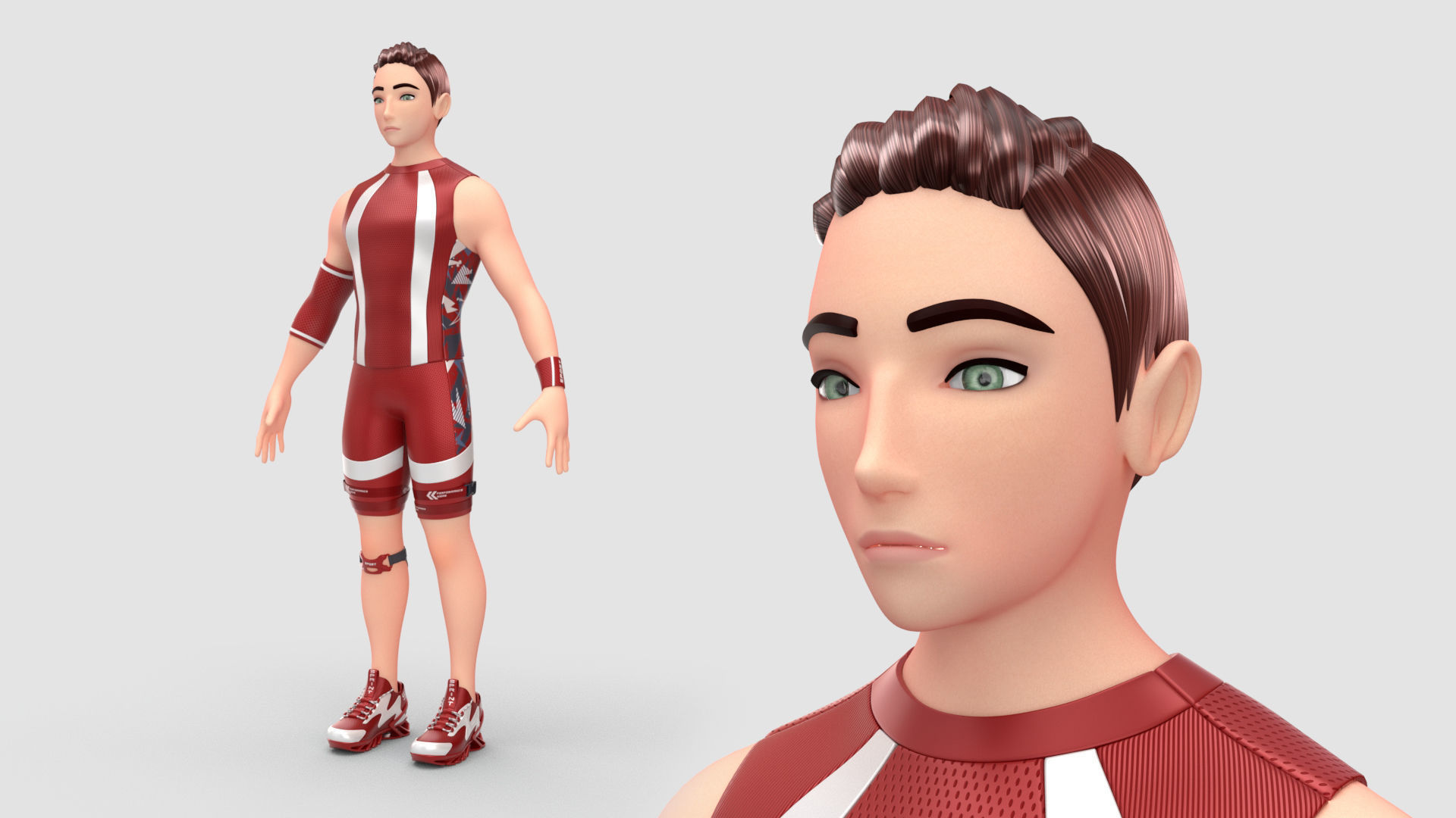 Wallpaper #LQPxZZMBpyOg8YnEktpT298 Sports Man Jack 3D Model Cgtrader