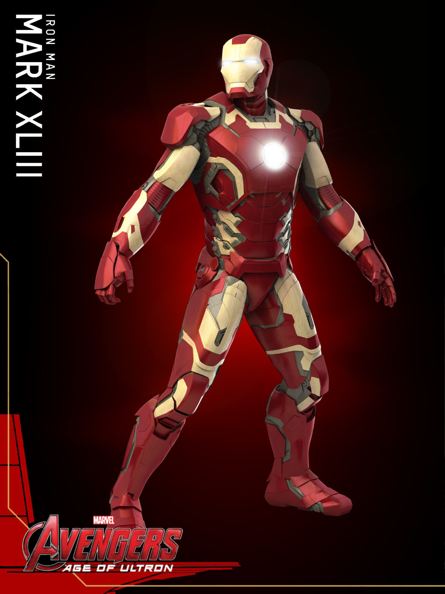 Wallpaper #t6n4iJcBxbDgA0Rl1--u117 Iron Man Mark 42 3D Model Cgtrader