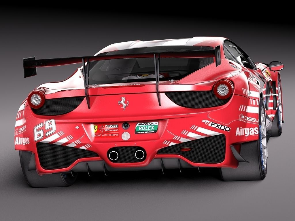 Wallpaper #NmggHZMBSpphPi3-NyVI168 Ferrari 458 Gt3 Race Car 2014 3D Model Max Obj 3ds Fbx C4d Lwo