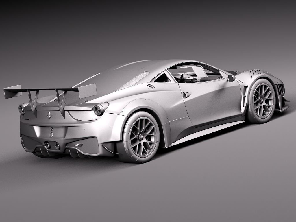 Wallpaper #NmggHZMBSpphPi3-NyVI226 Ferrari 458 Gt3 Race Car 2014 3D Model Max Obj 3ds Fbx C4d Lwo