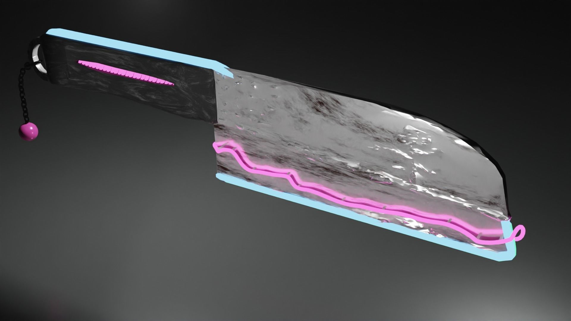 Wallpaper #P5xj4ZIBZHQxiYarX7u0121 Cyberpunk Butcher Knife Free 3D Model Cgtrader