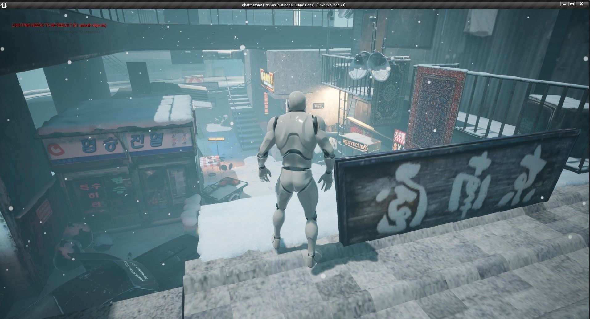 Wallpaper #95lDP5MBUcASHT6nWssT17 Cyberpunk Ghetto Street Ue4 Scene 3D Model Animated Cgtrader