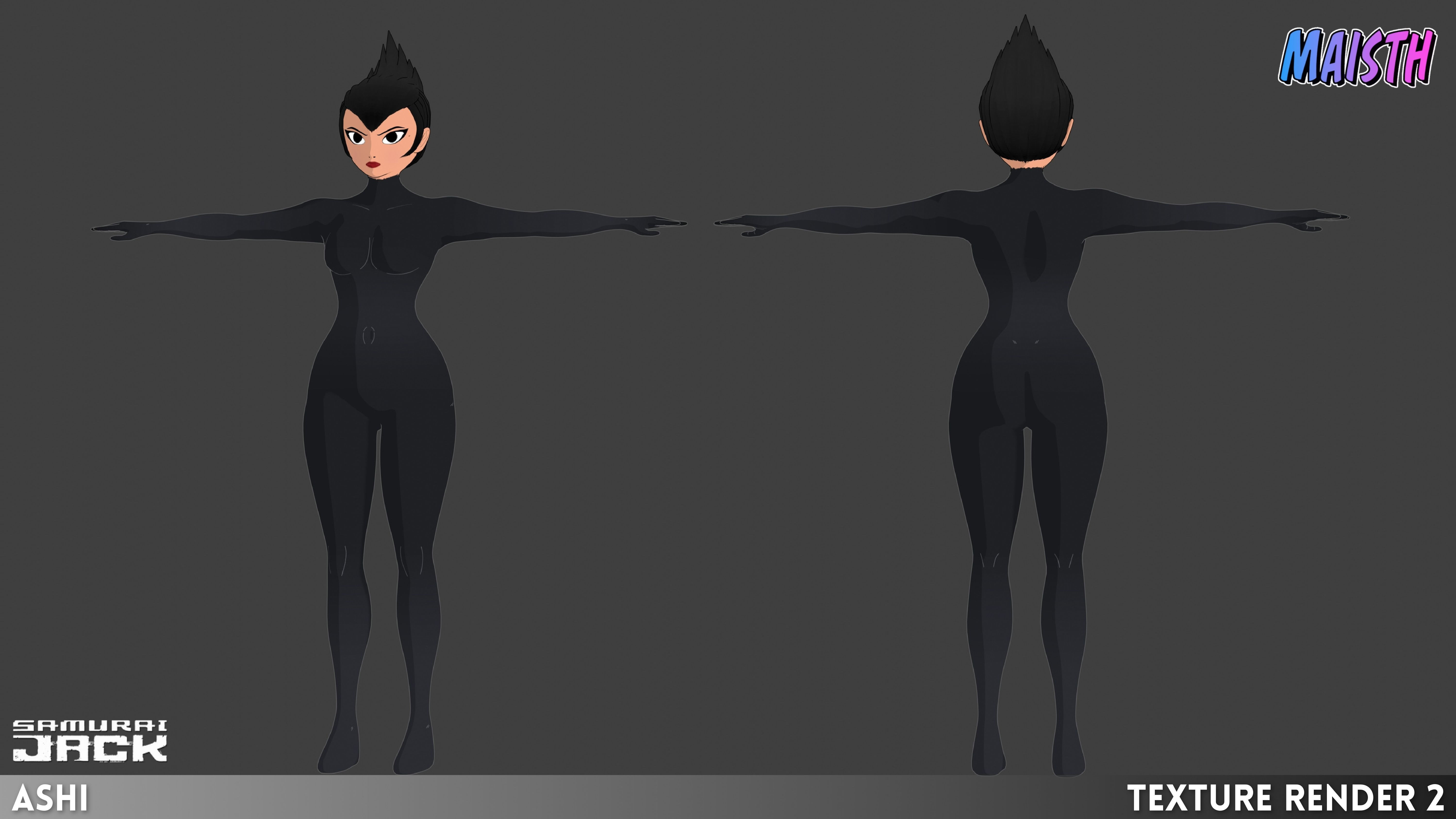 Wallpaper #LQPxZZMBpyOg8YnEktpT54 Ashi Samurai Jack 3D Model Rigged 3D Model Rigged Cgtrader