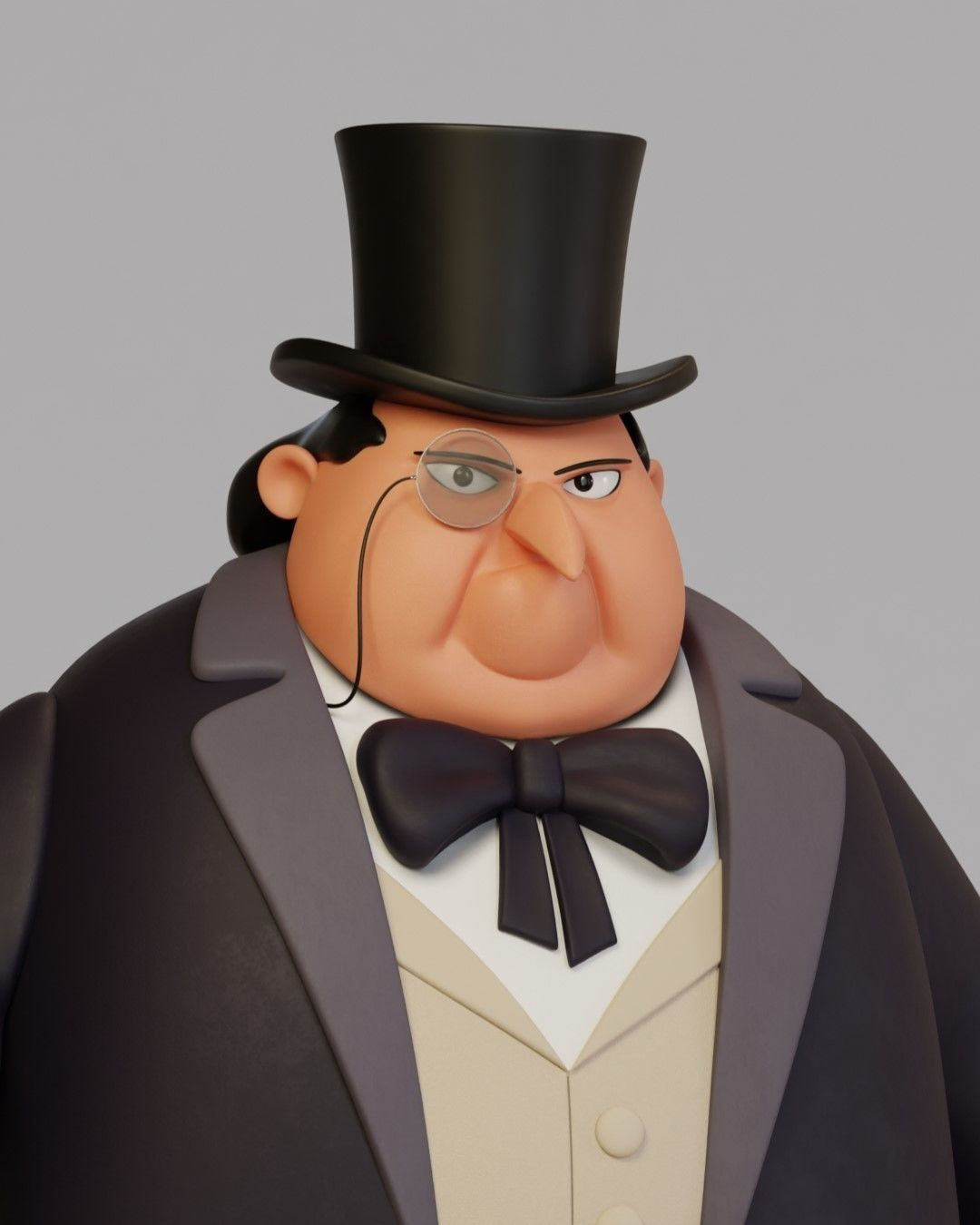 Wallpaper #H__da5MB3lSXT3zU0emW195 Penguin from the Batman Animated Series for 3D Printing 3D Model 3D