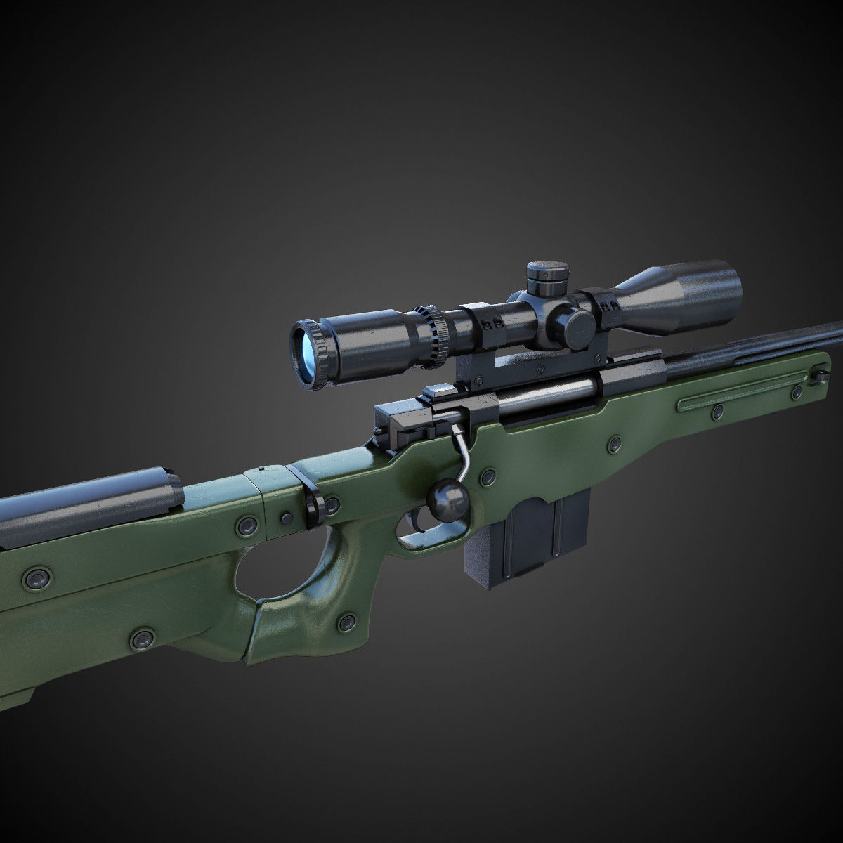 Wallpaper #LfQxOpMBKFX8bn3r2HjQ281 Awm Sniper Rifle Hi Res 3D Model Max Obj Fbx Lwo Lw Lws Ma Mb