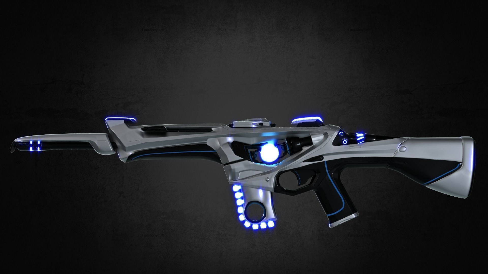 Wallpaper #0BpOT5MB1yWOL4qgZn6g52 Valorant Ion Phantom 3D Model Cgtrader