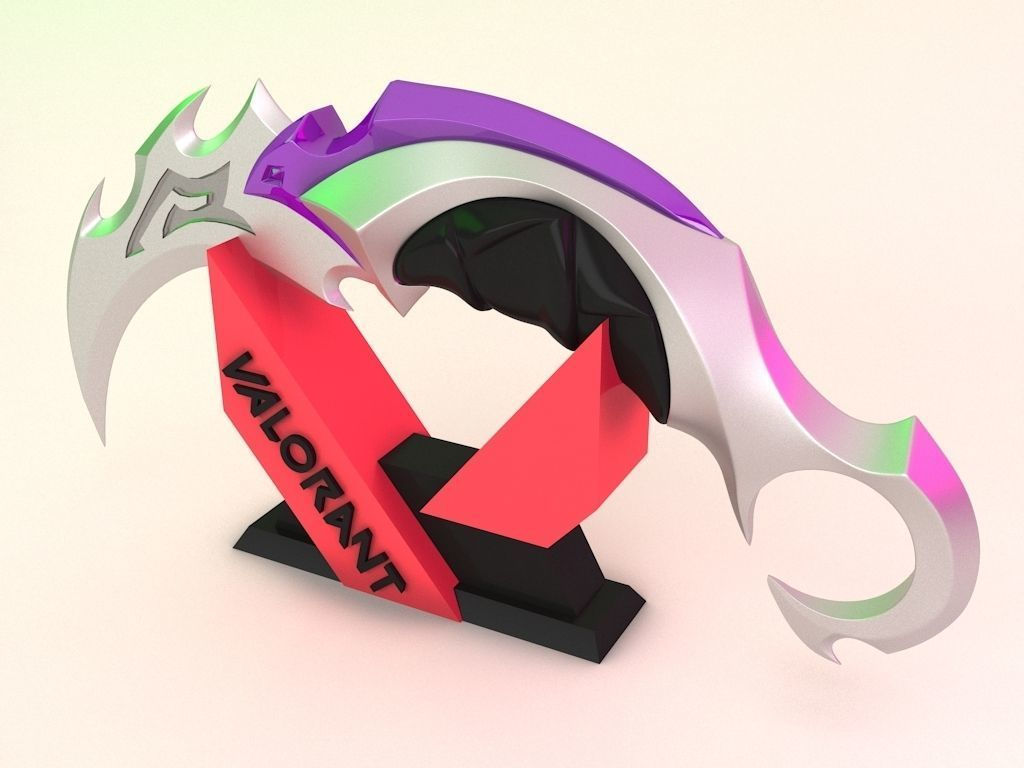 Wallpaper #dhr5UZMB1yWOL4qgTILP84 Valorant Reaver 2 Karambit 3D Model 3D Printable Cgtrader