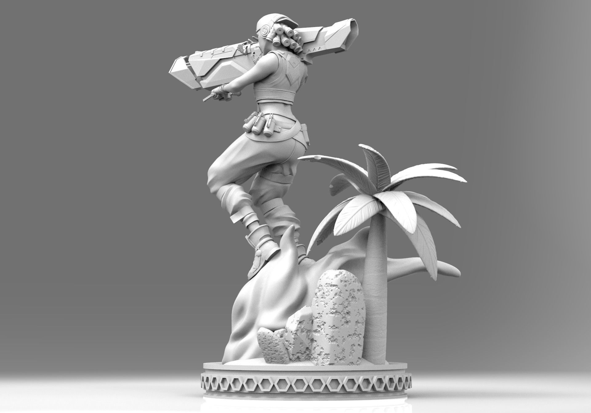 Wallpaper #uu_RTJMBMN-XEVvVKD6r36 Raze Valorant 3D Model 3D Printable Cgtrader