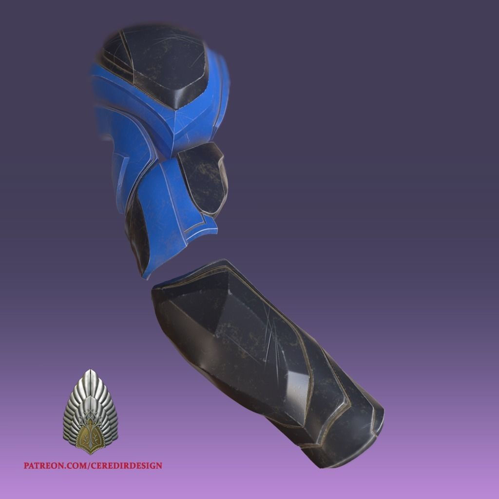 Wallpaper #MDU7lJcBk_lpvpalrZc-22 Nightwing Arm Gauntlets 3D Digital Download 3D Model 3D Printable