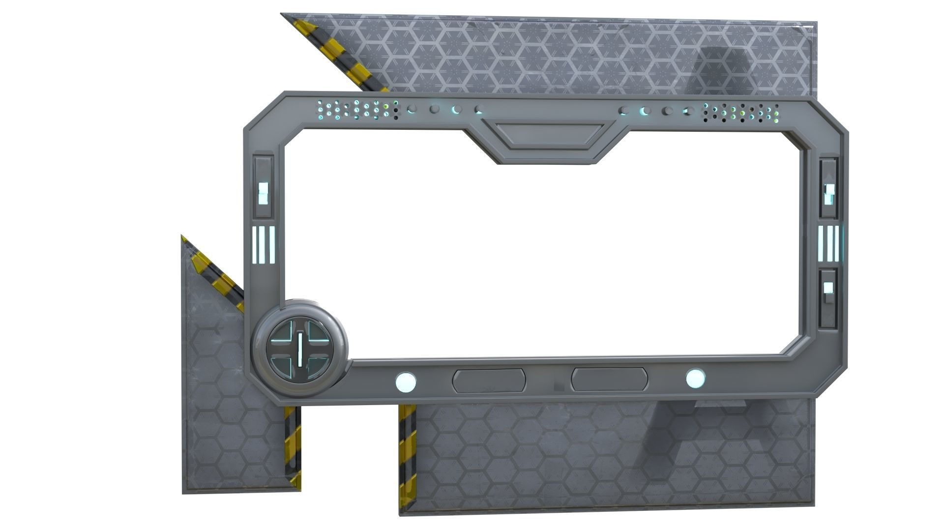 Wallpaper #NWegBpMBSpphPi3-J8JF412 3D Model Animated Sci Fi Gate T1 Vr Ar Low Poly Cgtrader