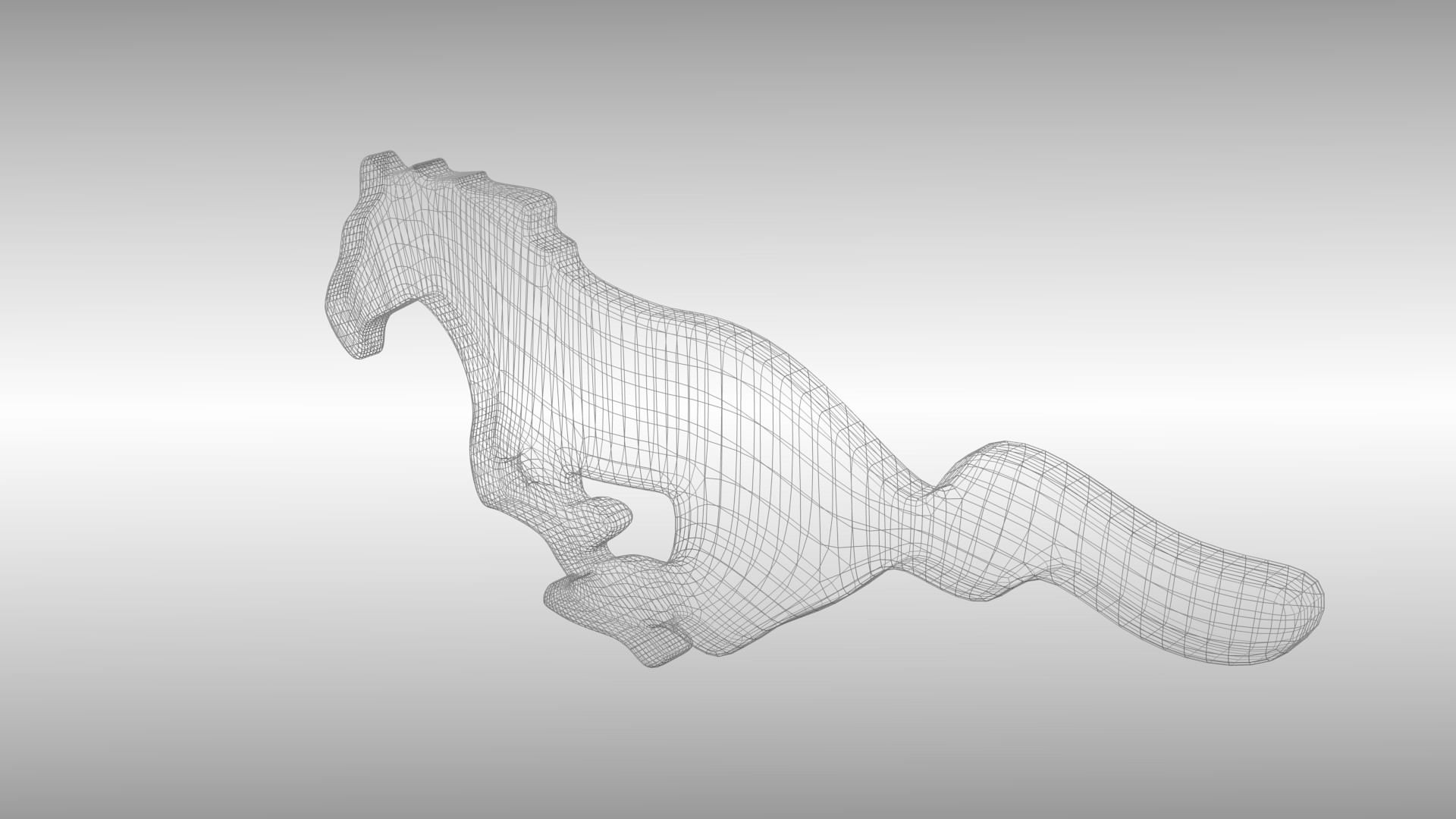 Wallpaper #PXR30Y4B_8f4nGFakXW933 Ford Mustang Logo 3D Model 3D Printable 3ds Fbx Stl Blend Dae Mtl