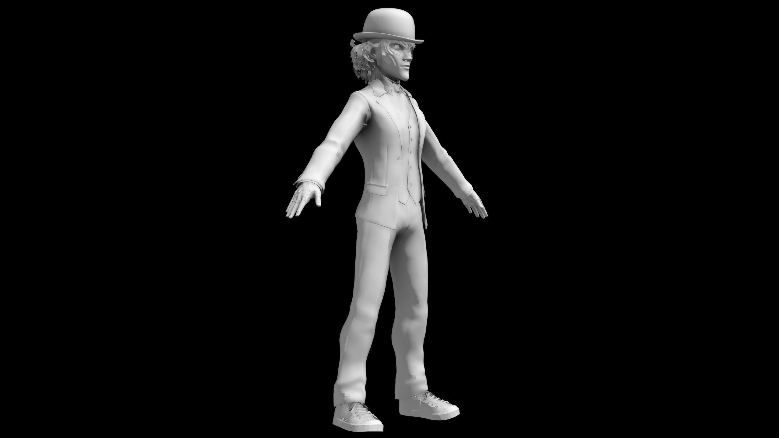 Wallpaper #cnJ6MpMBX2lk1u3onFov171 3D Model the Riddler Cartoon Style Vr Ar Low Poly Cgtrader