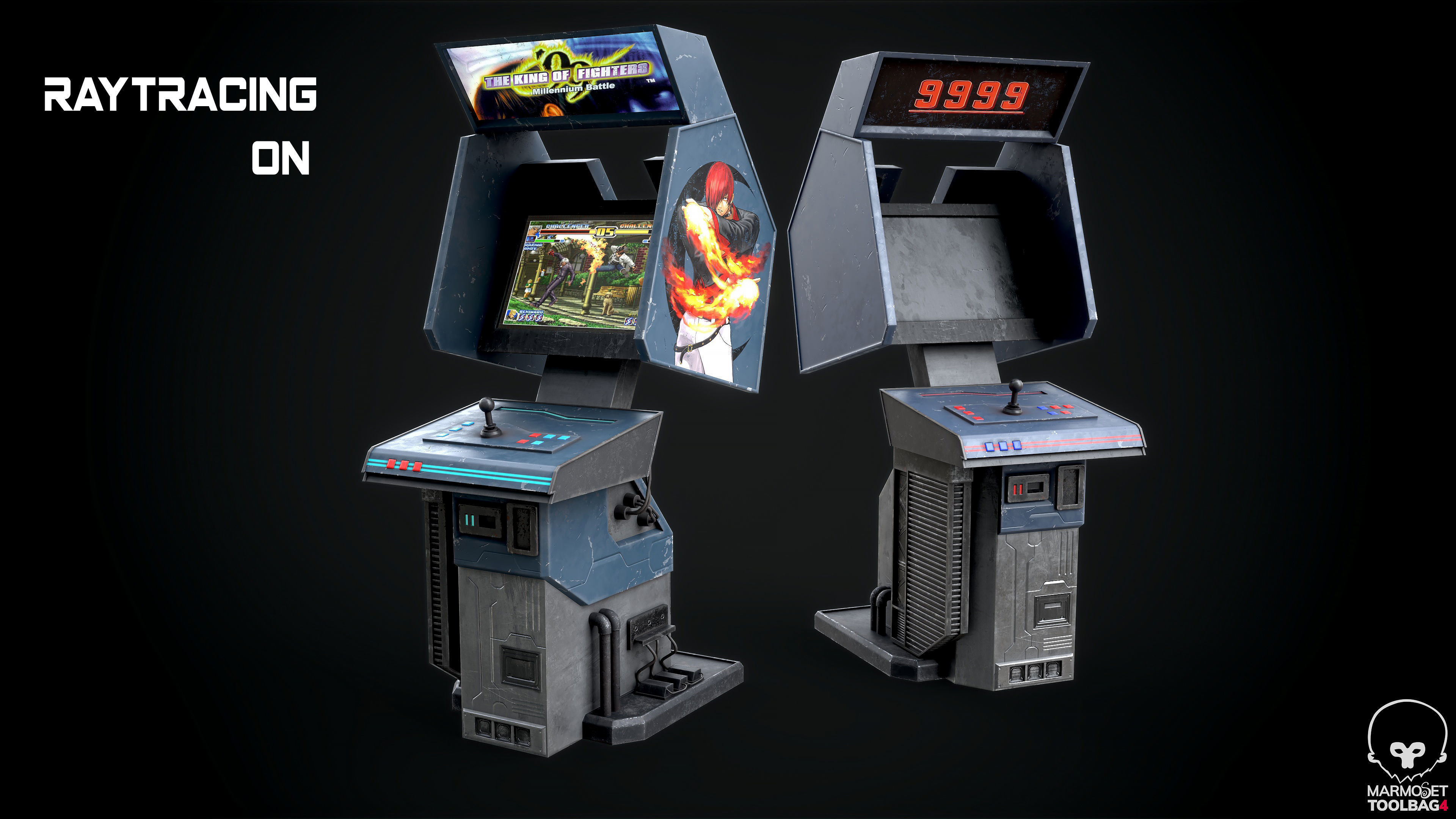 Wallpaper #ARk0Ao8BtGB6xQ78oEoU29 3D Model Arcade Game Machine Cyberpunk Pbr Game Ready Vr Ar Low