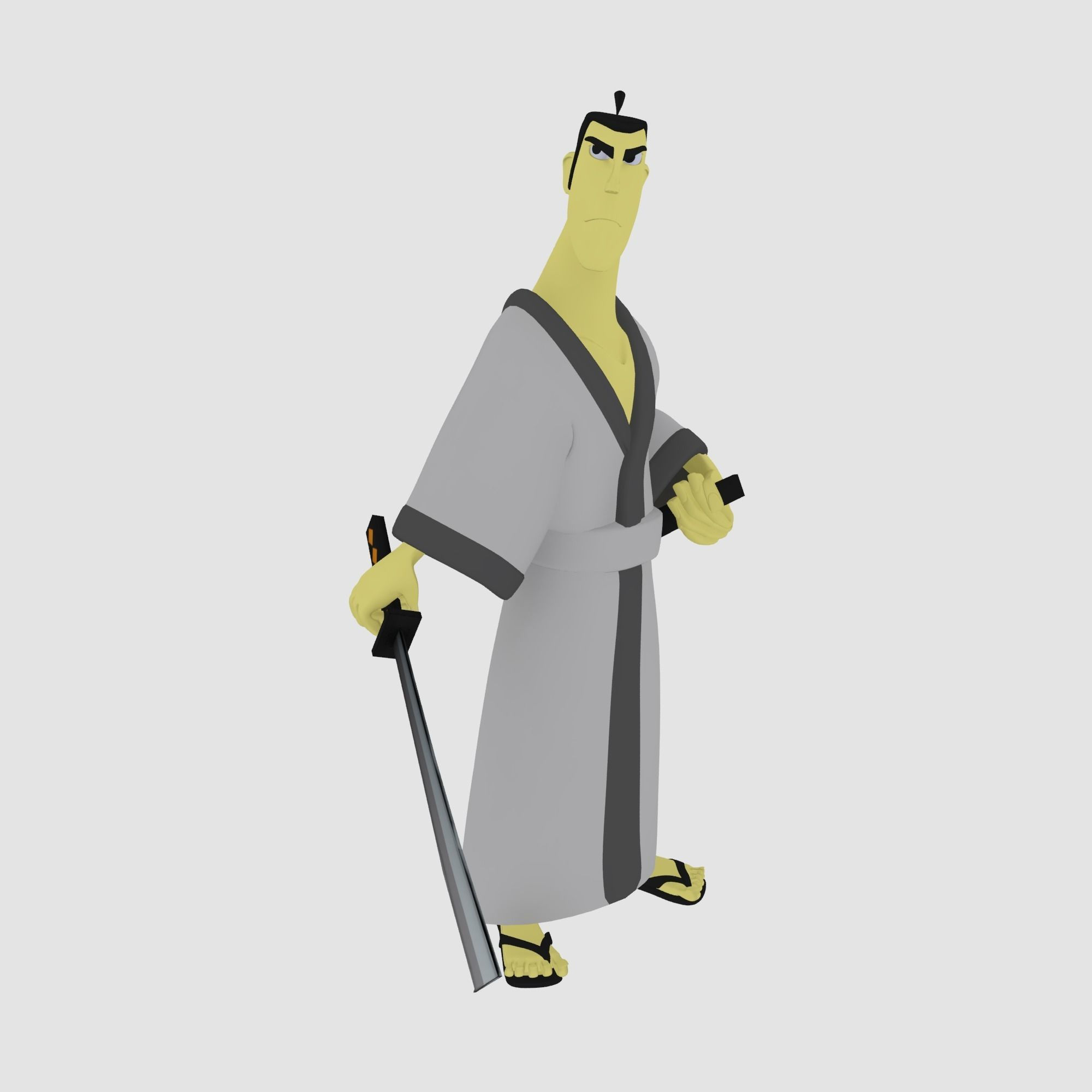 Wallpaper #LQPxZZMBpyOg8YnEktpT17 Samurai Jack 3D Model Only 3D Model Rigged Cgtrader