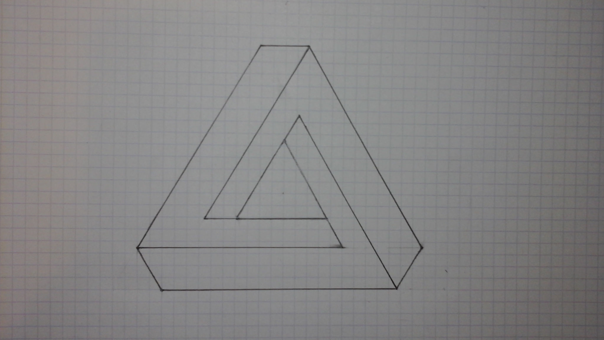 Wallpaper #PmeuAJMBSpphPi3-_adt68 3 Ways to Draw an Impossible Triangle Wikihow