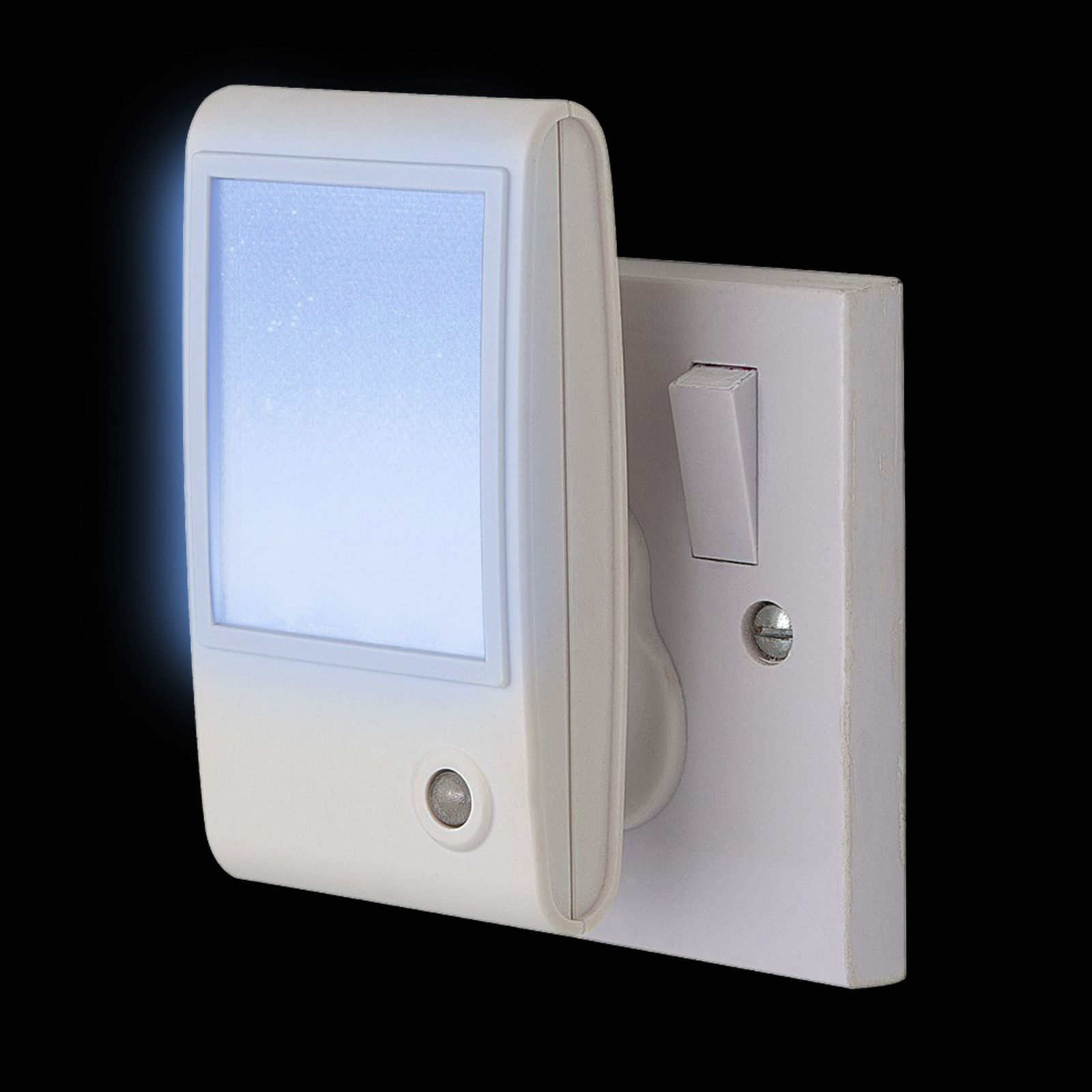 Wallpaper #6dukYJcBzF5tfotJ0eQW14 White Sparkle LED Sensor Night Light Plug in