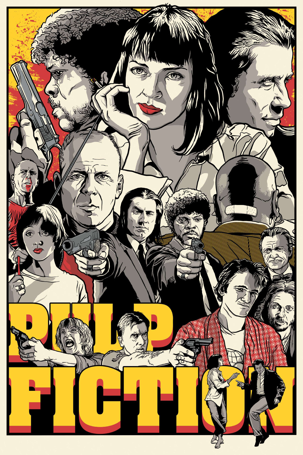 Wallpaper #-vSTOpMBKFX8bn3rTngm226 Pulp Fiction Art