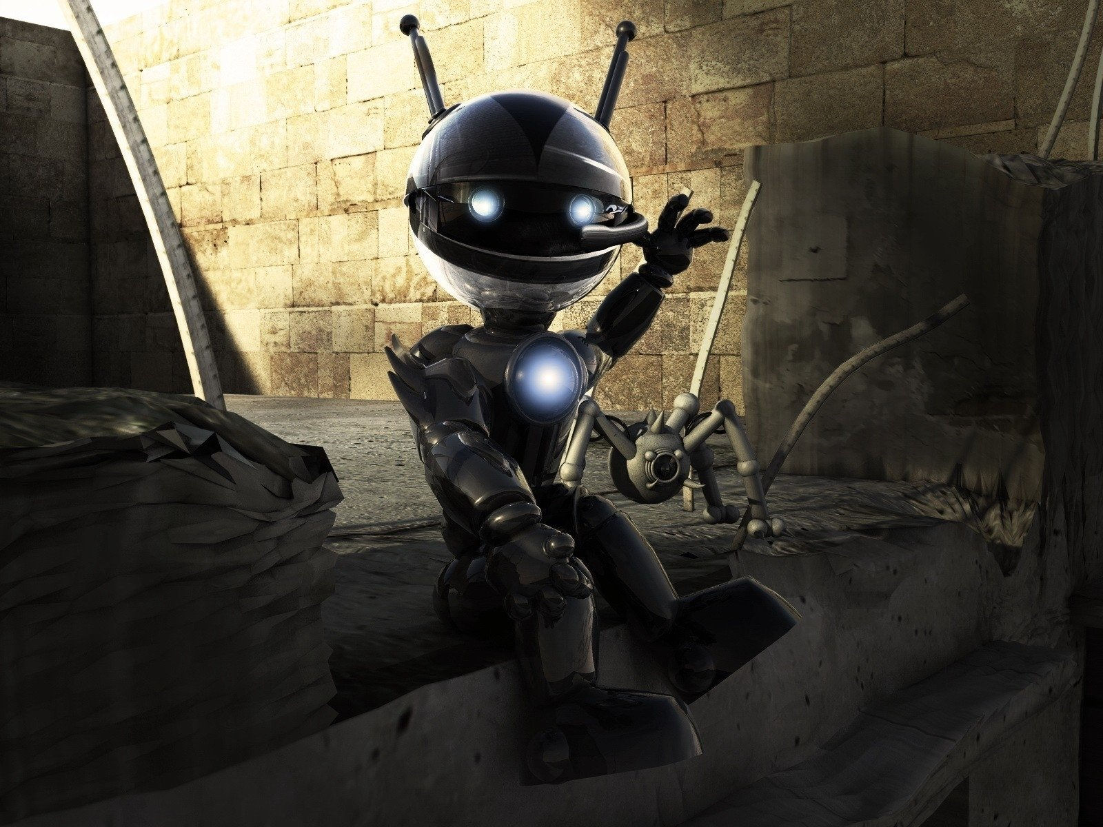 Wallpaper #Yp03ZJcBkAG5jTCHx7Ci138 Sci Fi Robot Art
