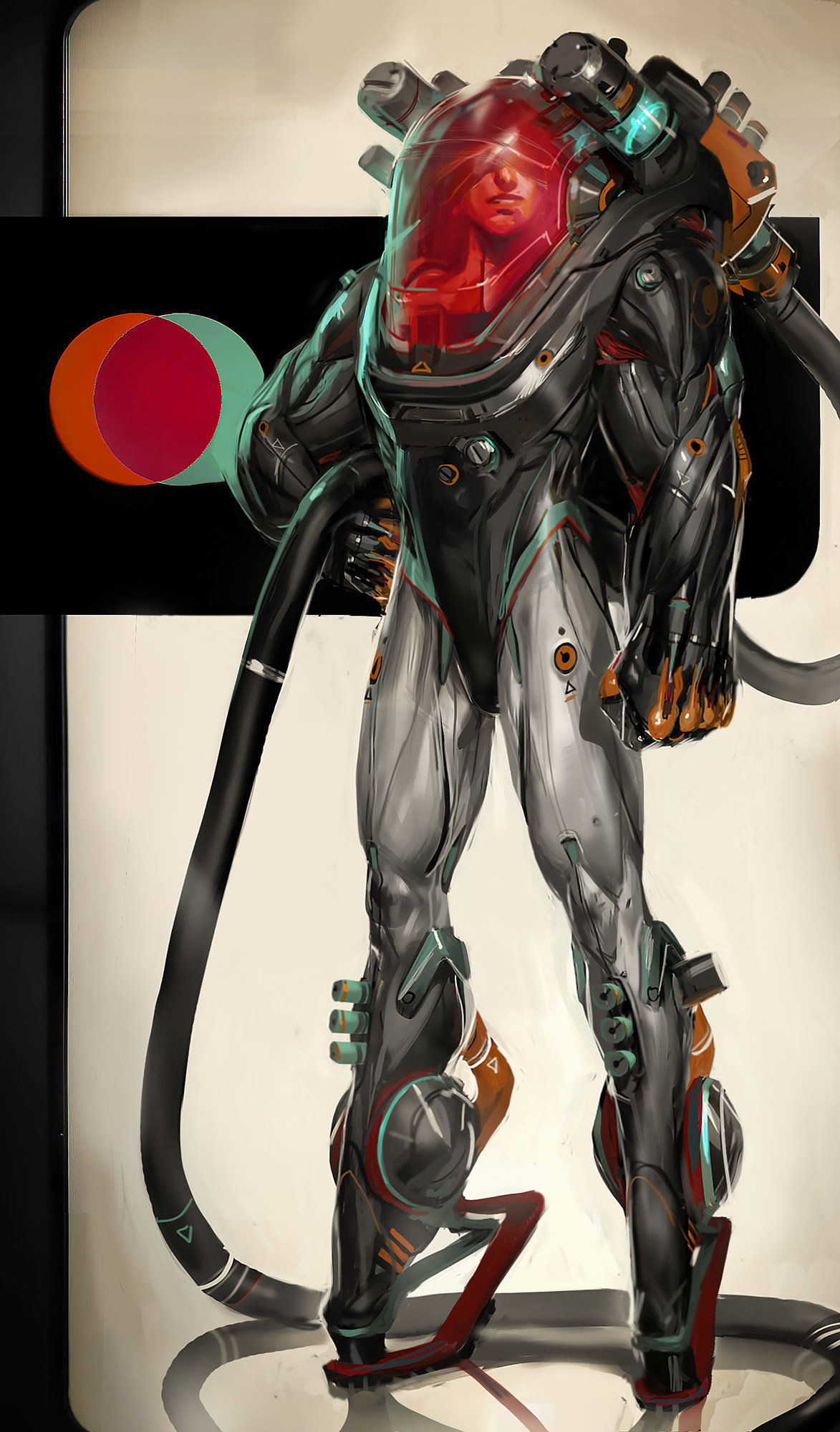Wallpaper #OxncHo8BtGB6xQ78cHo550 Sci Fi Astronaut Art by Fred Augis