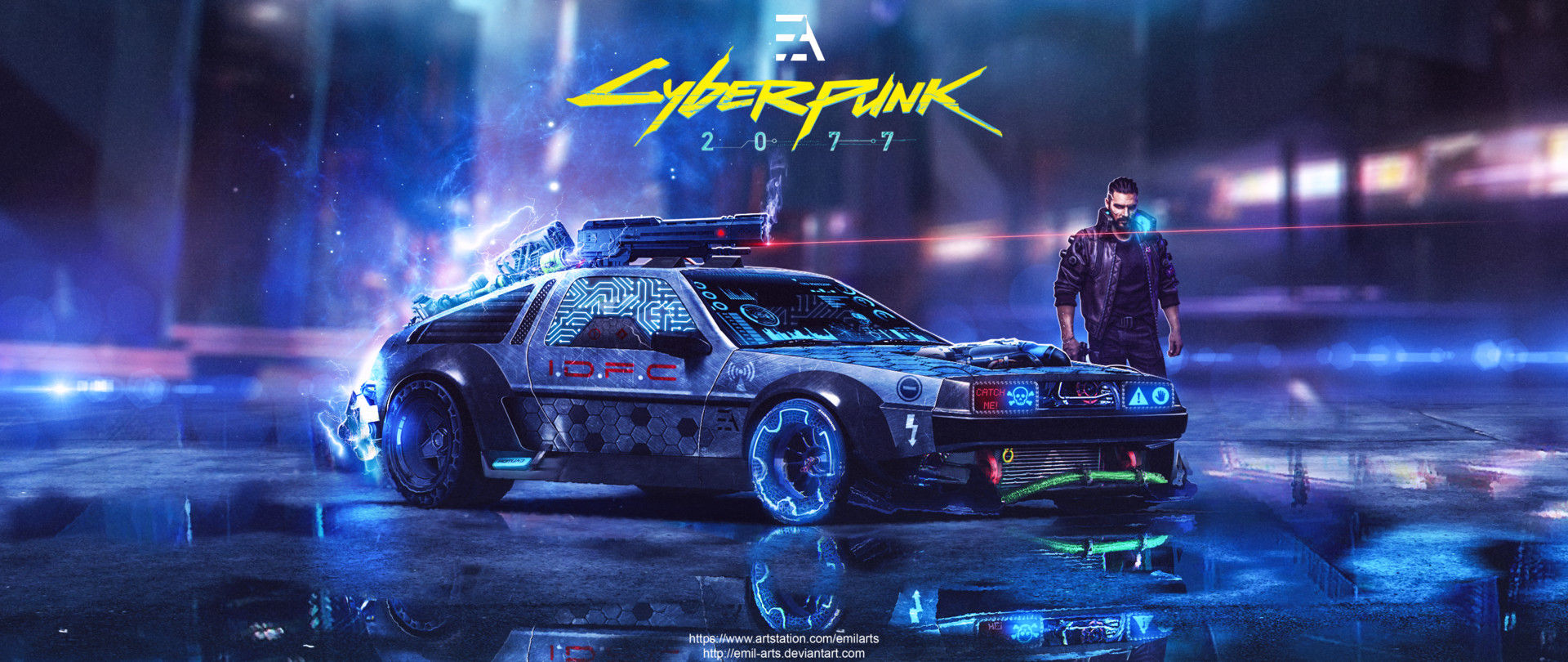 Wallpaper #XRlUBI8BtGB6xQ78CE4q49 Cyberpunk 2077 Art by Emil Arts