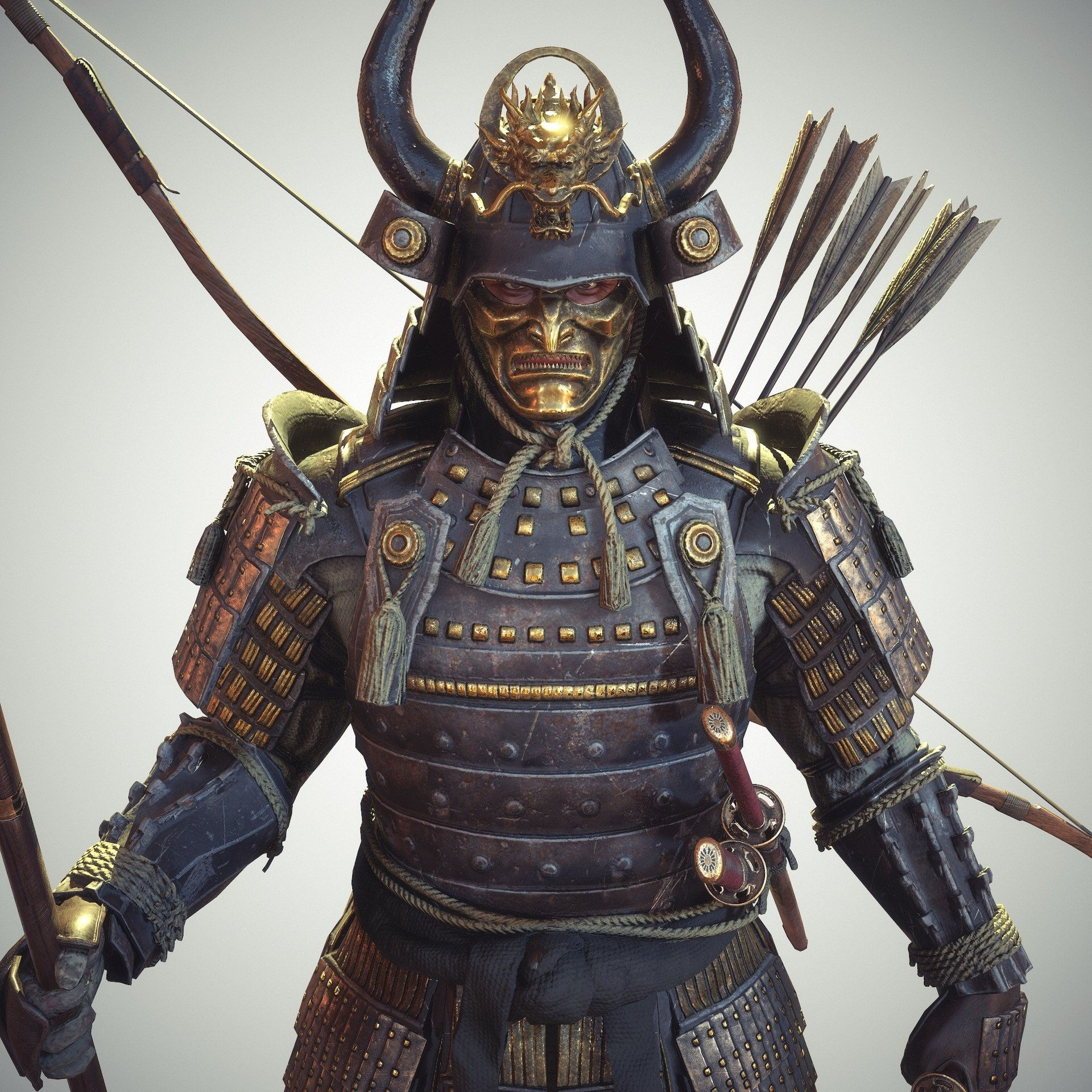 Wallpaper #jBbBMpMBygIvLWsIqJNX5 Fantasy Samurai Art by Michael Weisheim Beresin