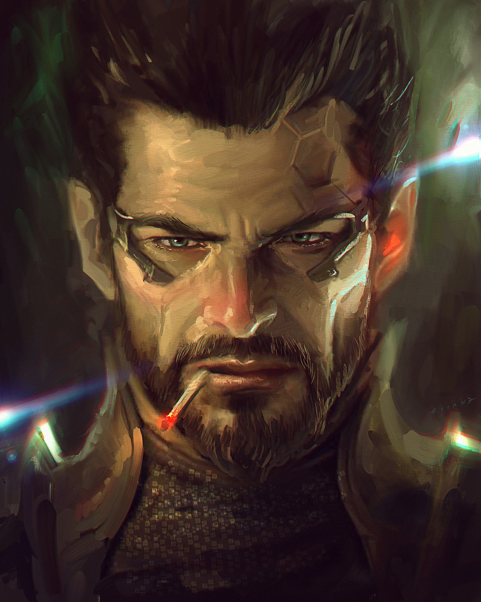 Wallpaper #F0C9MZMBJhL2WPba0MjK243 Adam Jensen by Eliant Elias