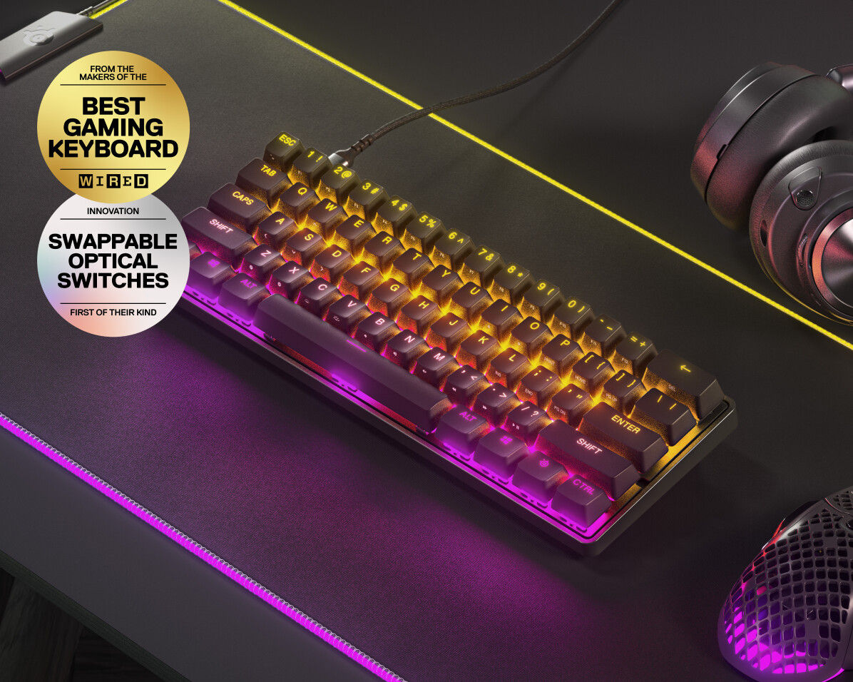 Wallpaper #nPuohJcBx-Hc5Y20b6_v29 Steelseries Announce Apex Pro Mini 60 Keyboard in Wired and Apex Pro