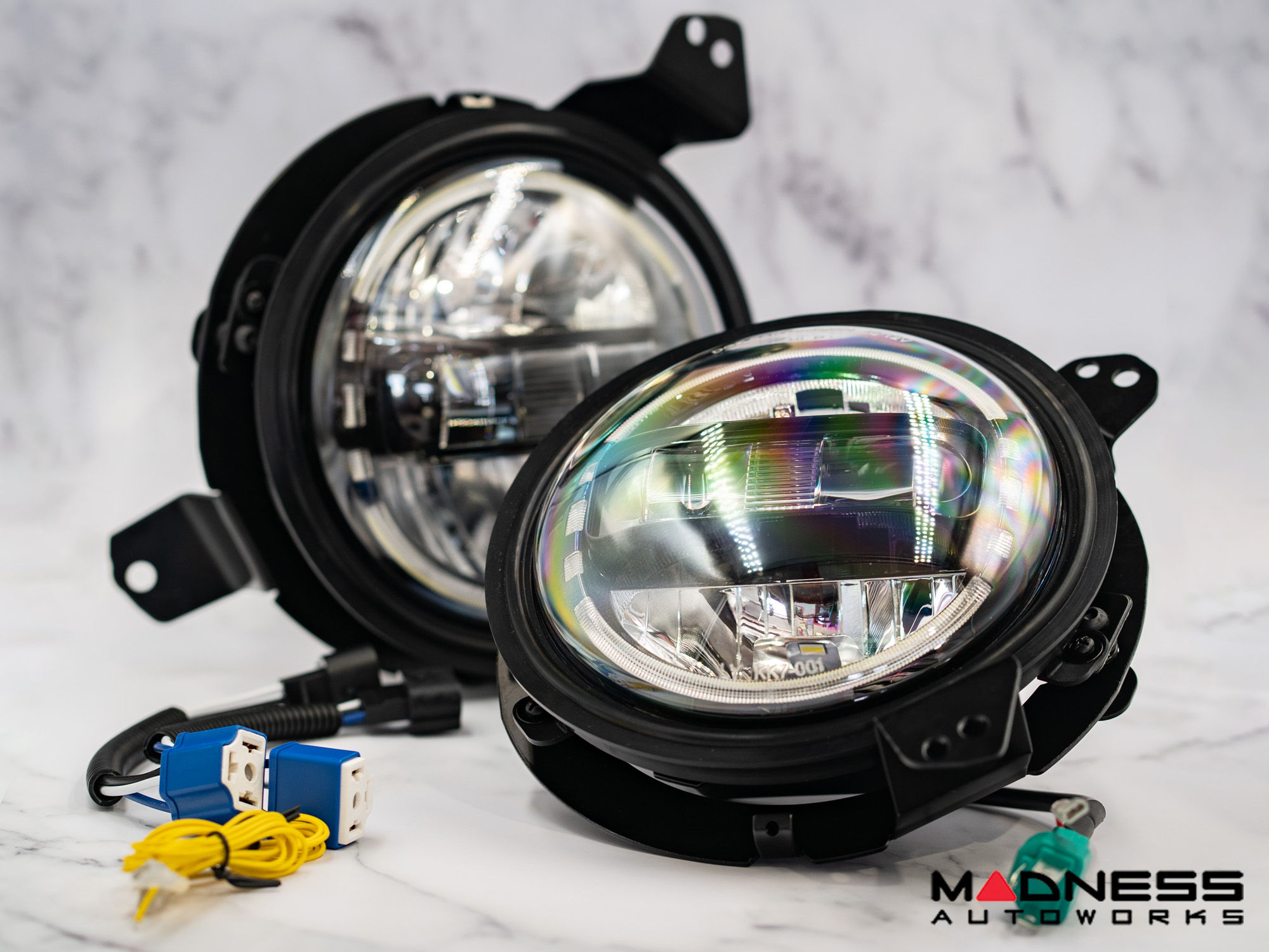 Wallpaper #3kDmL5MBJhL2WPbalr5E120 Jeep Wrangler Jl Headlights LED Black Housing 7