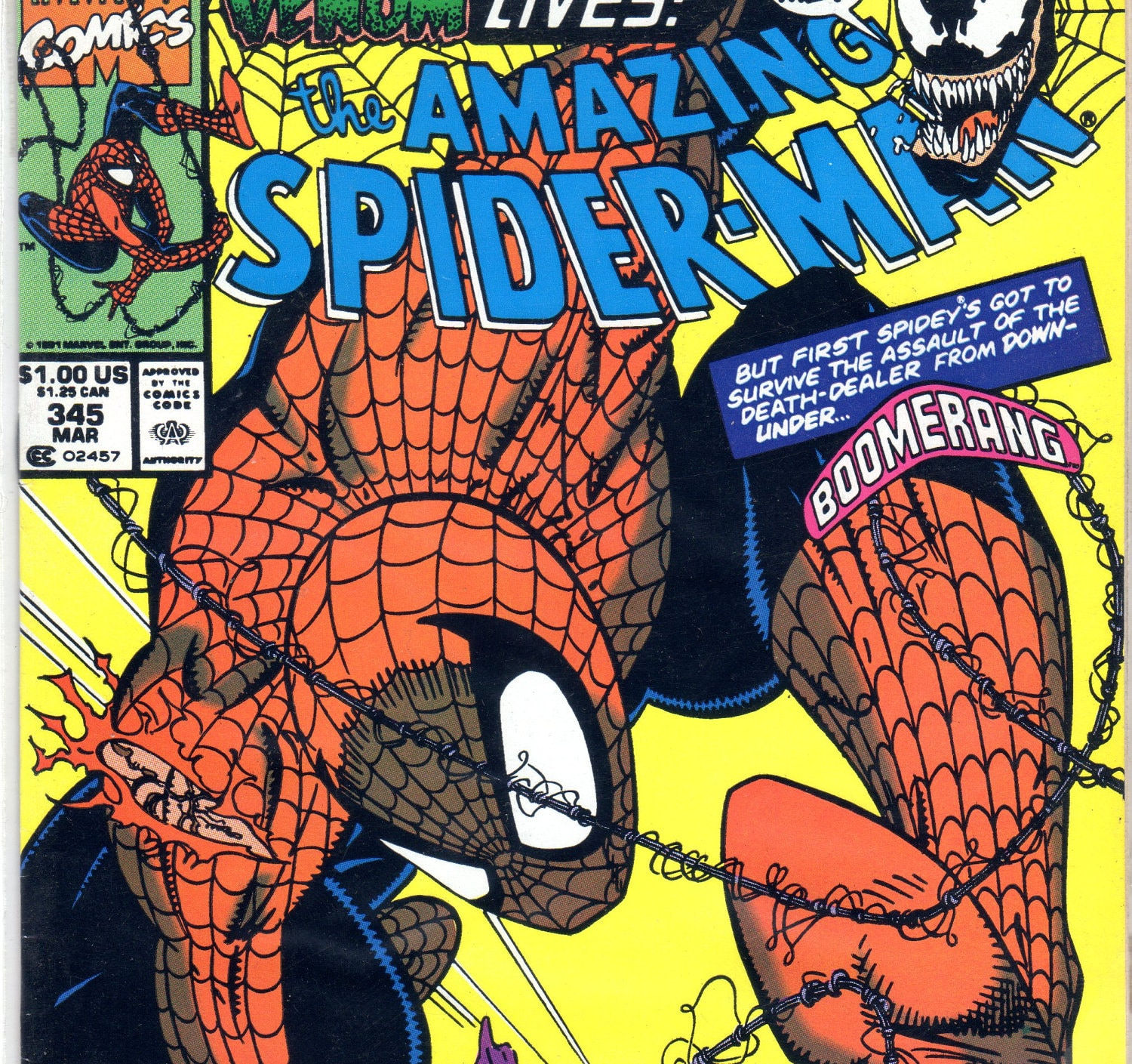 Wallpaper #c33d8I4Bnwiau_P6kQeP49 Vintage Spiderman Comic Book No 345 March by Vintagepartypaper