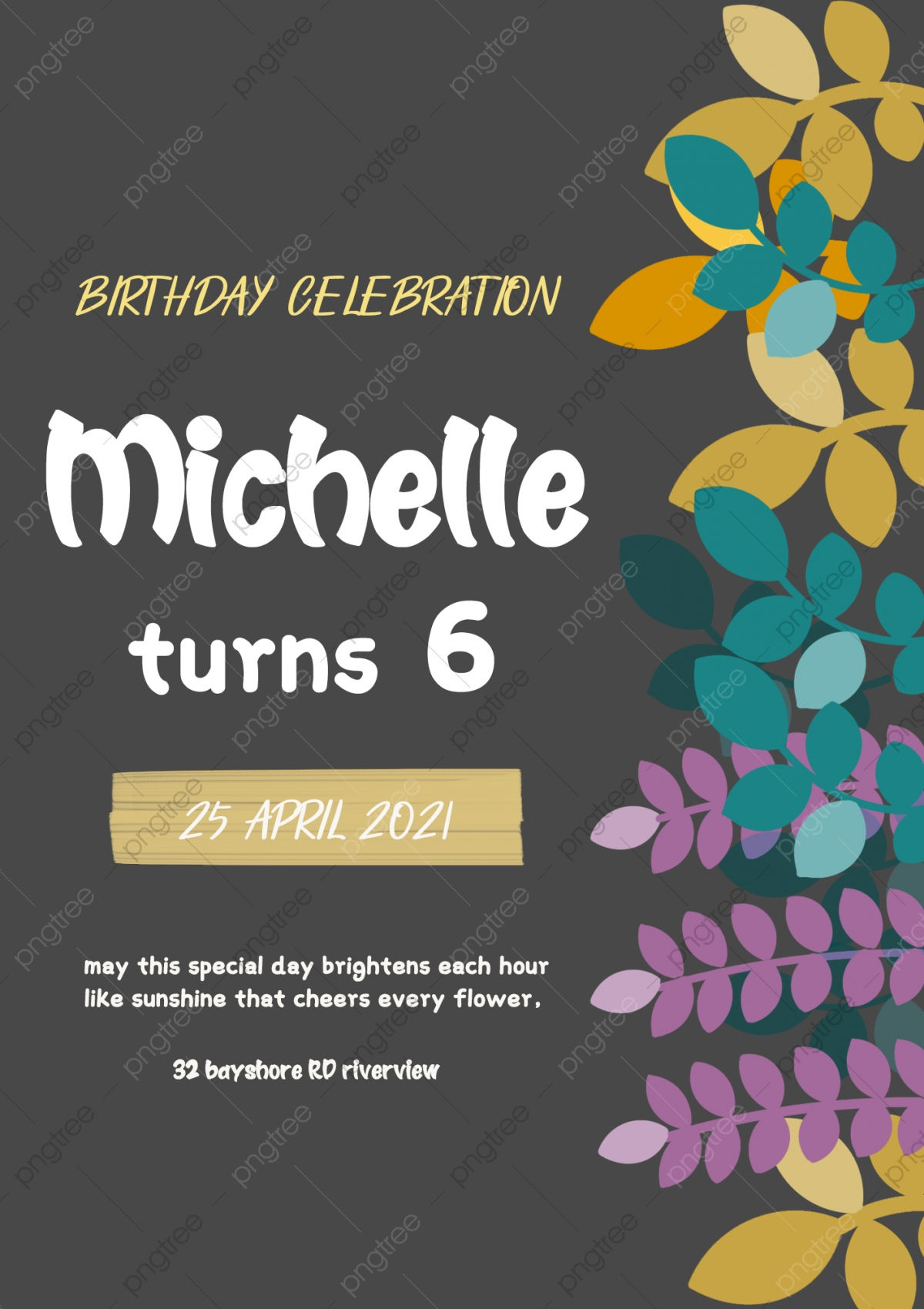 Wallpaper #nDEINpMB5zzyi_yYPFiv146 Happy Birthday Party Invitation Card Template Download on Pngtree