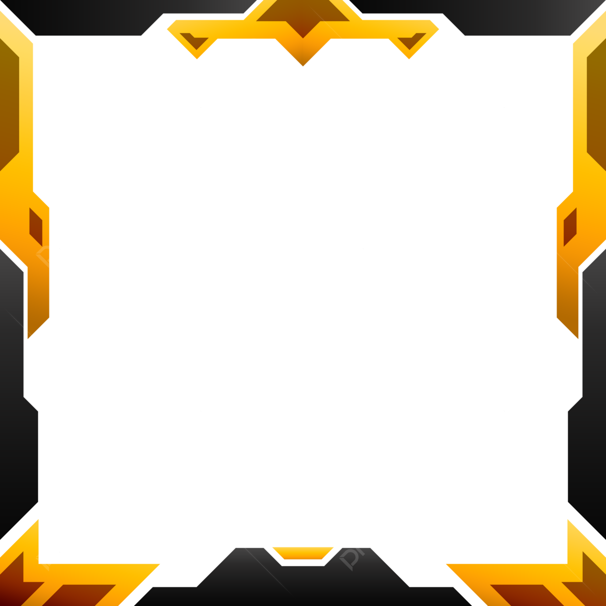 Wallpaper #Y88FO5MBOBUYluQYwLqS47 Abstract Black and Gold Twitch Live Stream Overlay Square Border Frame