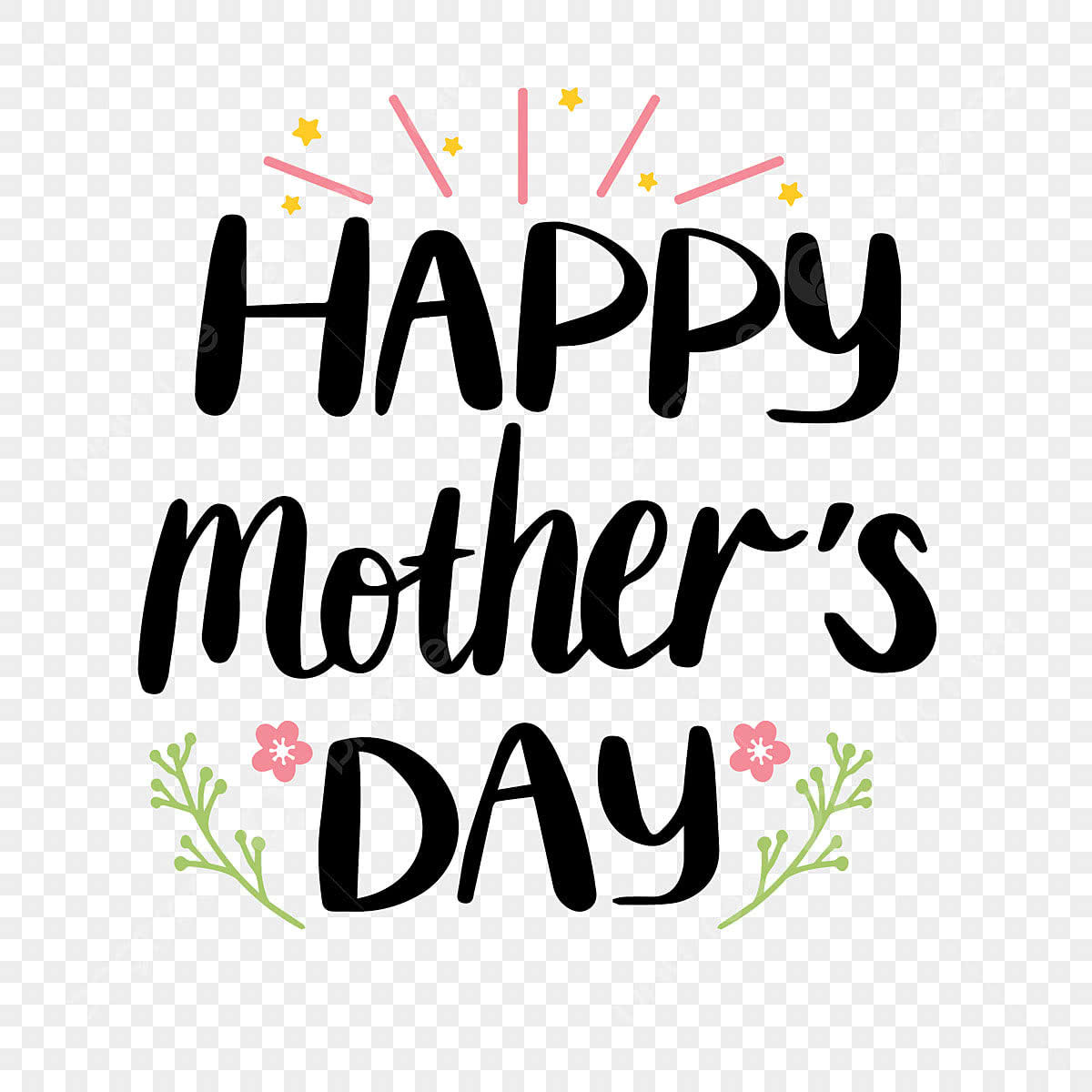 Wallpaper #nWdA85IBSpphPi3-JnTg423 Happy Mothers Day Clipart HD Png Happy Mother S Day Hand Drawn Svg
