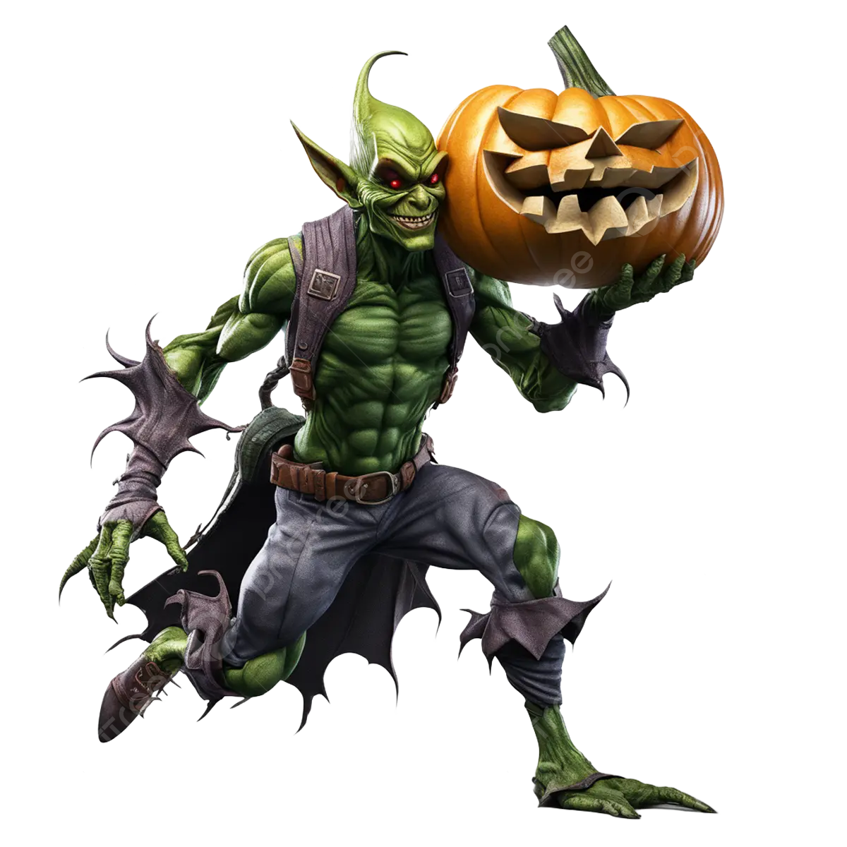 Wallpaper #GkAxMJMBJhL2WPbaVMA6126 Green Goblin Pumpkin 3D Png Vector Psd and Clipart with Transparent