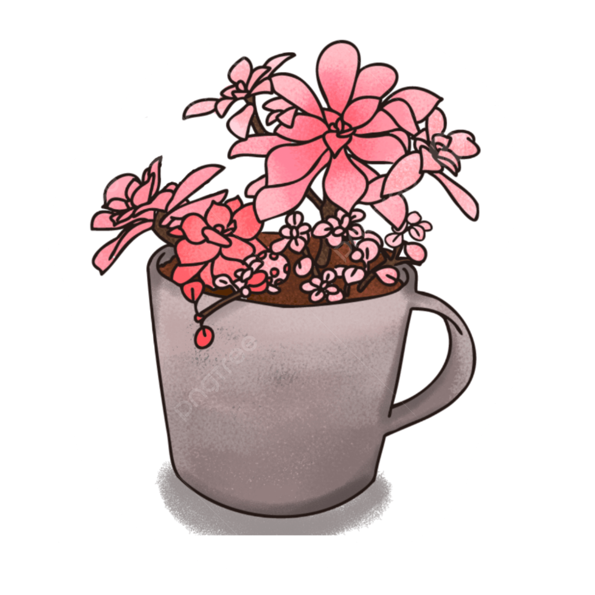 Wallpaper #OmeU-JIBSpphPi3-QYpX278 Sticker Flower Cute Pink Sticker Flower Sticker Flower Png