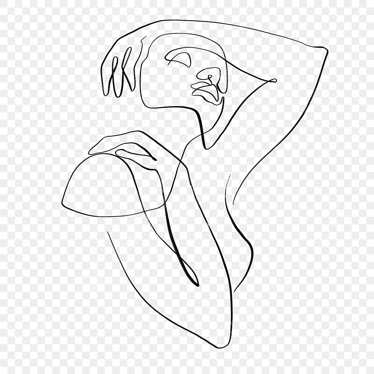 Wallpaper #aWdbBJMBSpphPi3--bfl86 Line Draw Abstract Woman Pose Woman Drawing Woman Sketch Posture Png