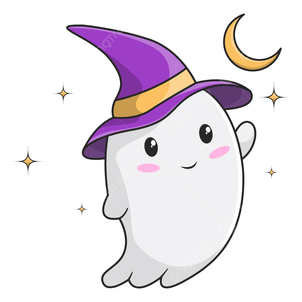 Wallpaper #R_S4OZMBKFX8bn3rxndT379 Cute Halloween Ghost Design Halloween Ghost Flat Png and Vector with