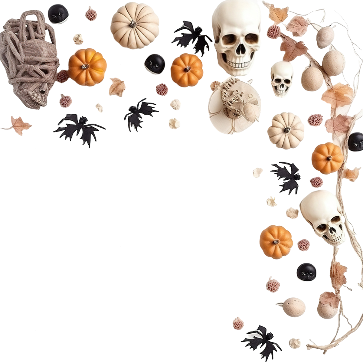 Wallpaper #lQMqZpMBpyOg8YnE0dqs328 Table Top View Aerial Image of Decoration Happy Halloween Day