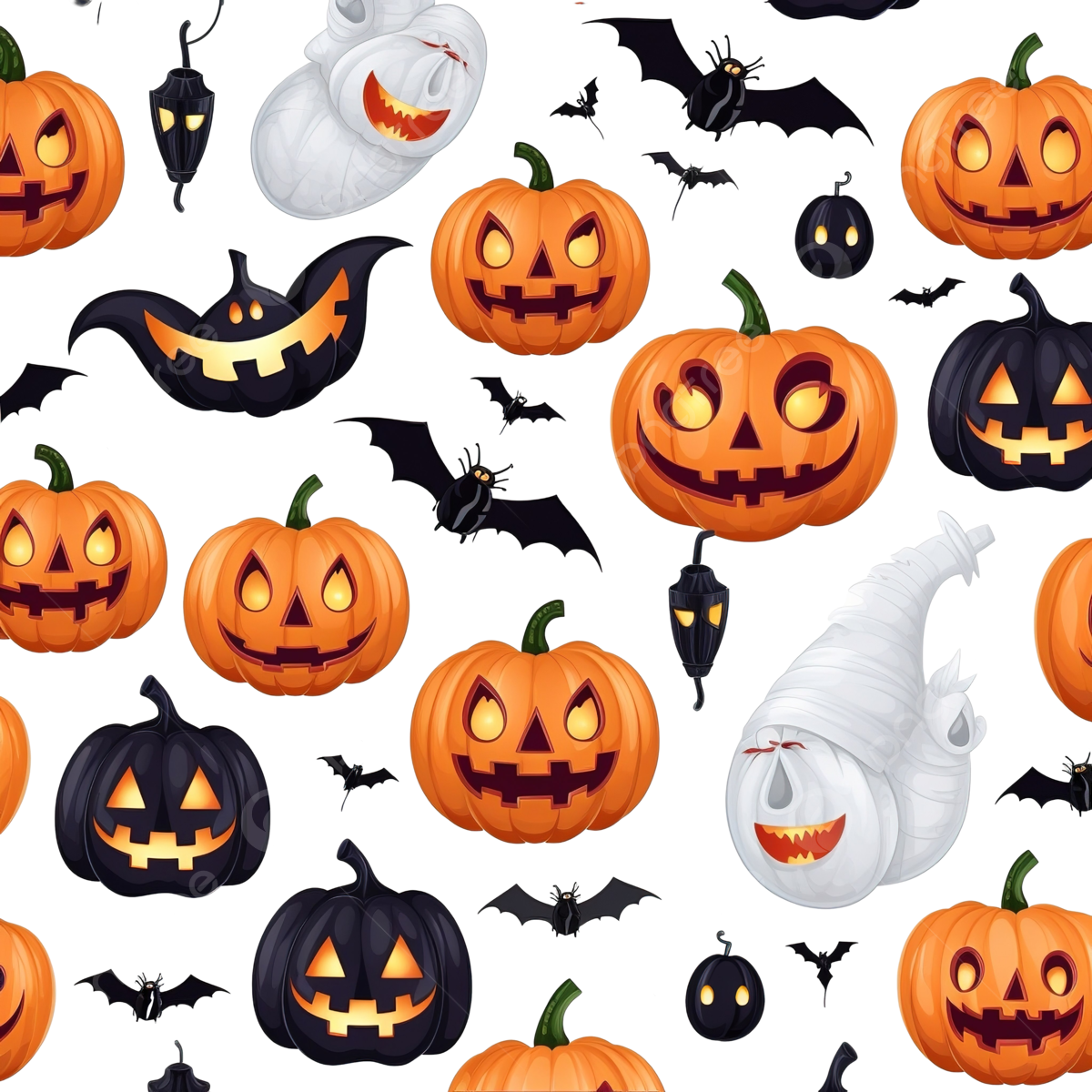 Wallpaper #MPSwOZMBKFX8bn3r33ez299 Seamless Vector Pattern for Halloween Design Halloween Symbols Pumpkin