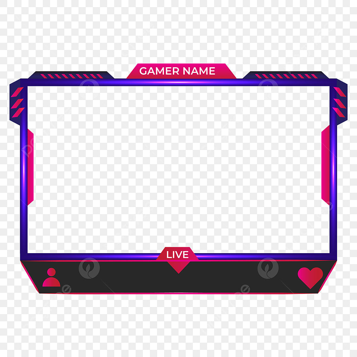 Wallpaper #42gsGpMBSpphPi3-xhpN54 Cyberpunk Twitch Overlay Design De Camera E Vetor Png Sobreposicao