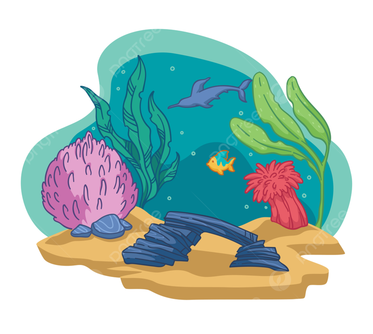 Wallpaper #1mc1CJMBSpphPi3-Ccl7199 Ocean Bottom Vector Art Png Bottom of Sea or Ocean Under Tourism