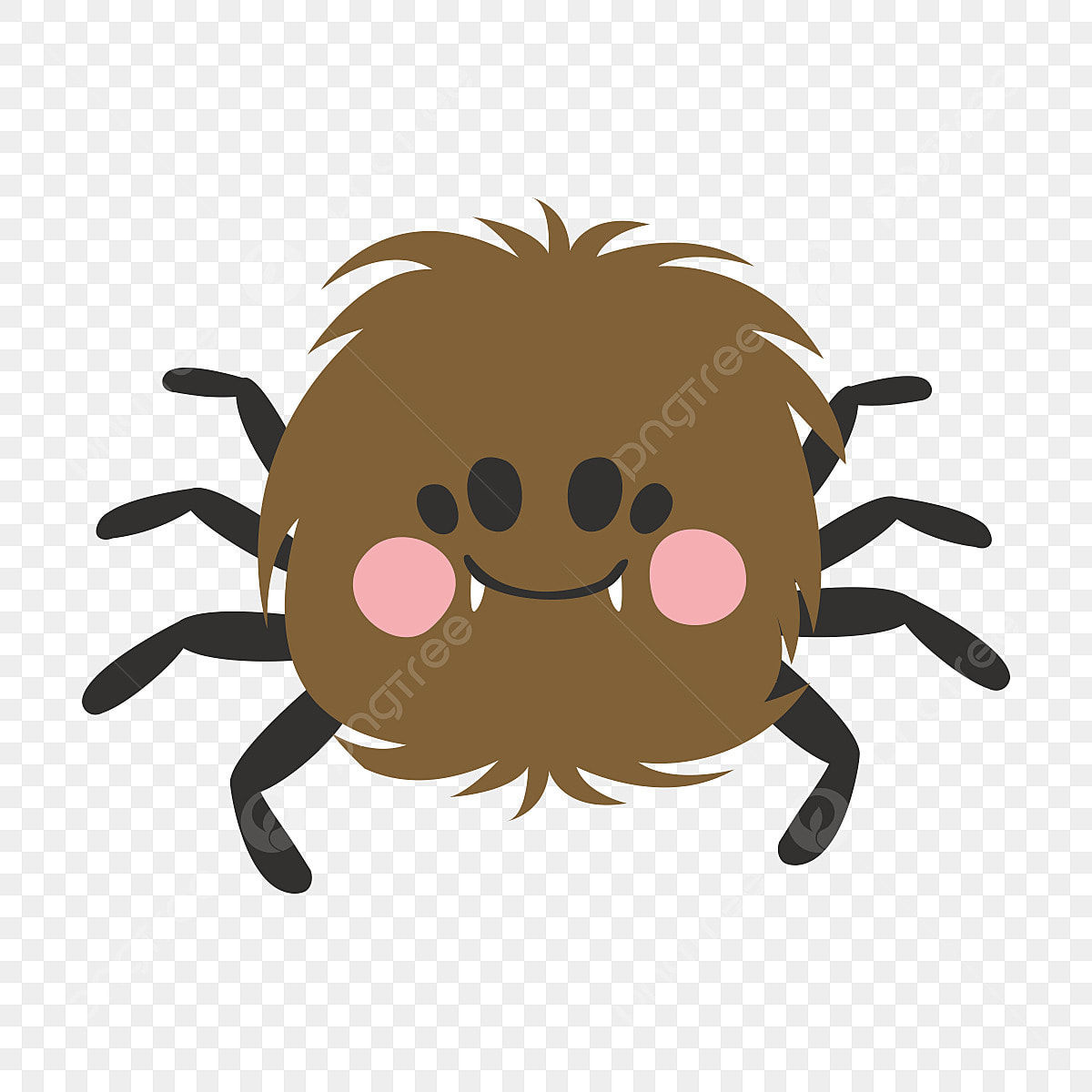 Wallpaper #46455 Brown Spider Cartoon Isolated Illustration Stock Vector Image Art Alamy