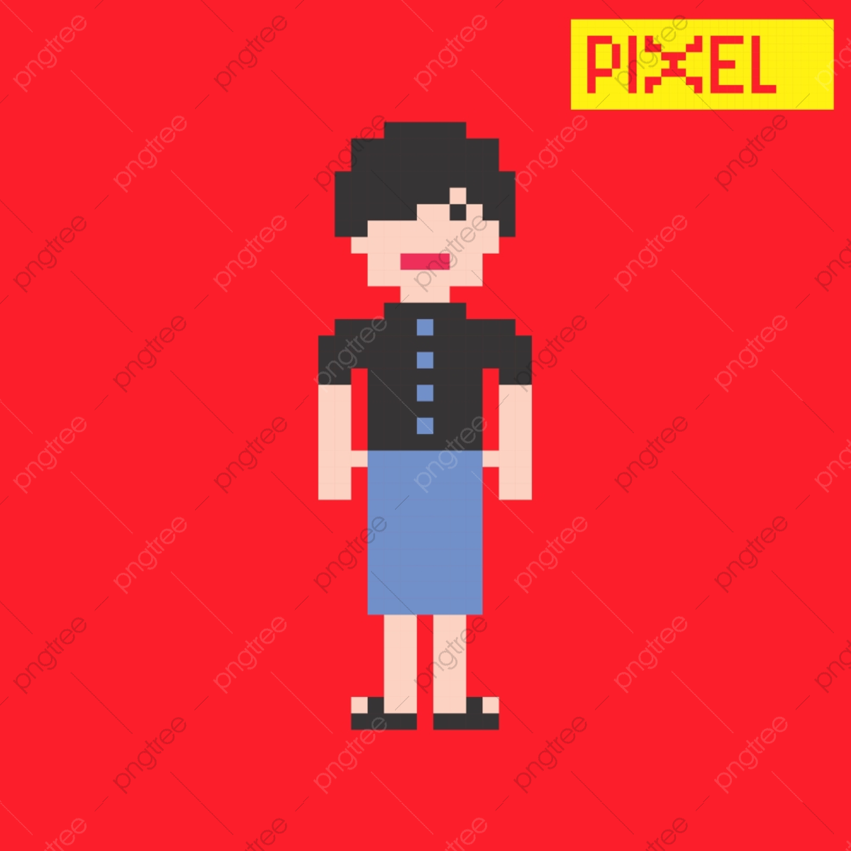 Wallpaper #D1YuepcBsd6xcFiEk9wE130 Pixel Art Characters Vector Art Png Pixel Character Vector Graphic Art